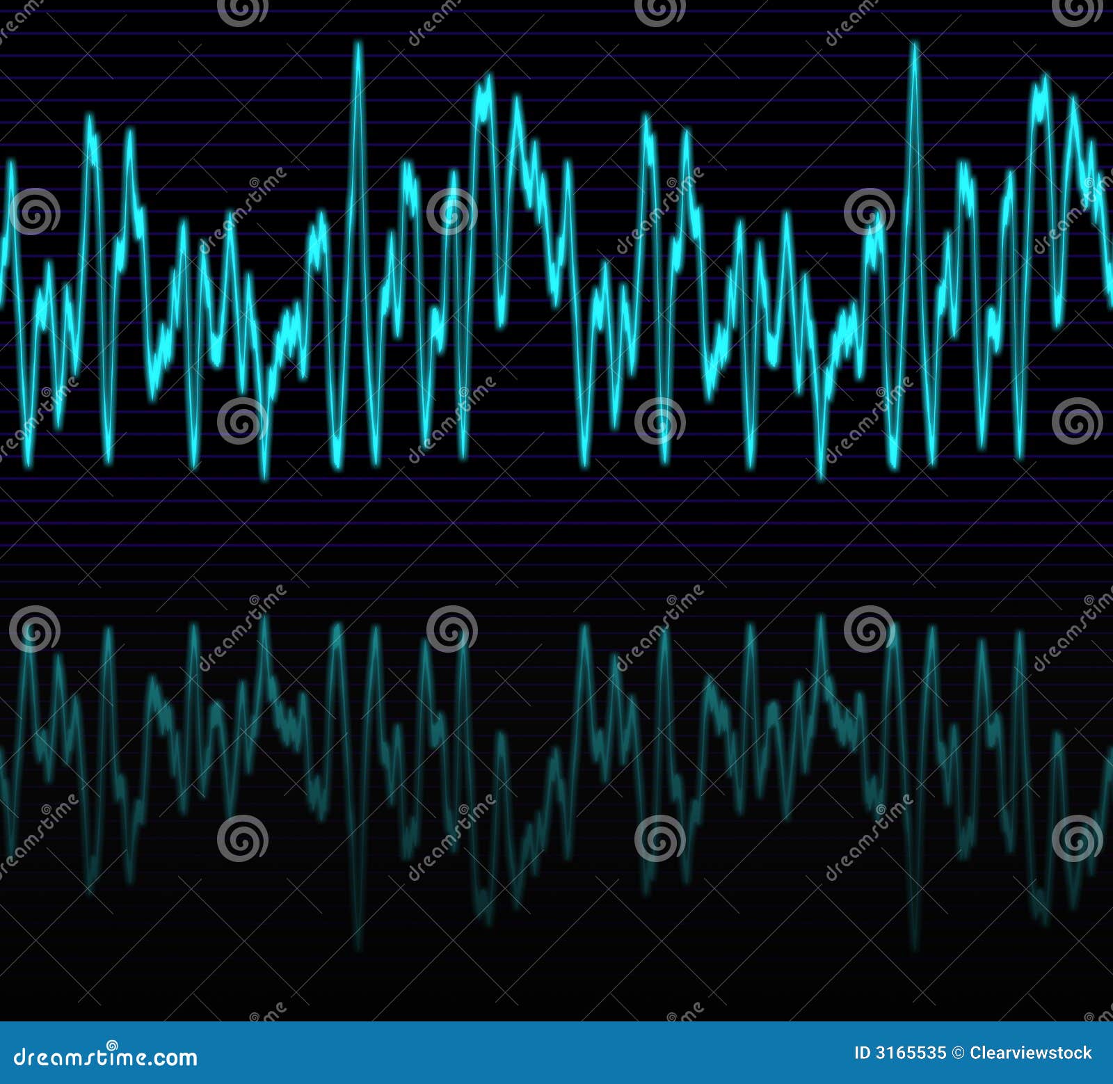 audio or sound sine wave