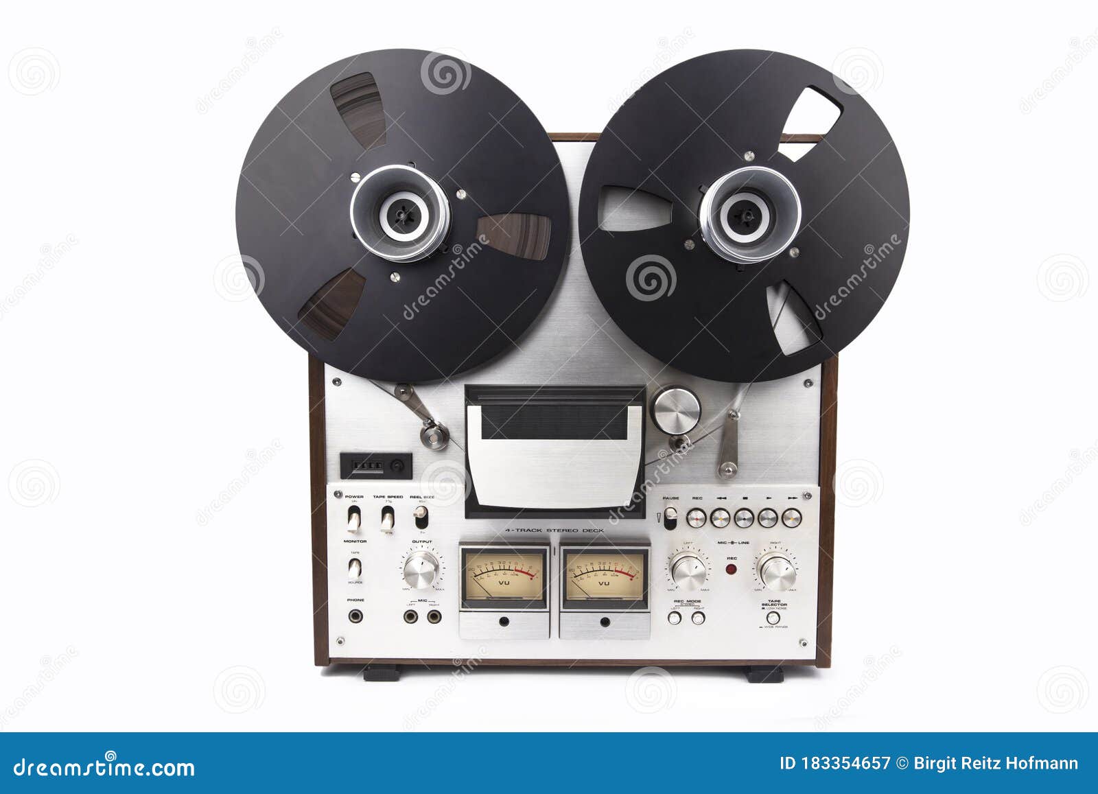 Audio Tape Recorder stock image. Image of studer, equipment