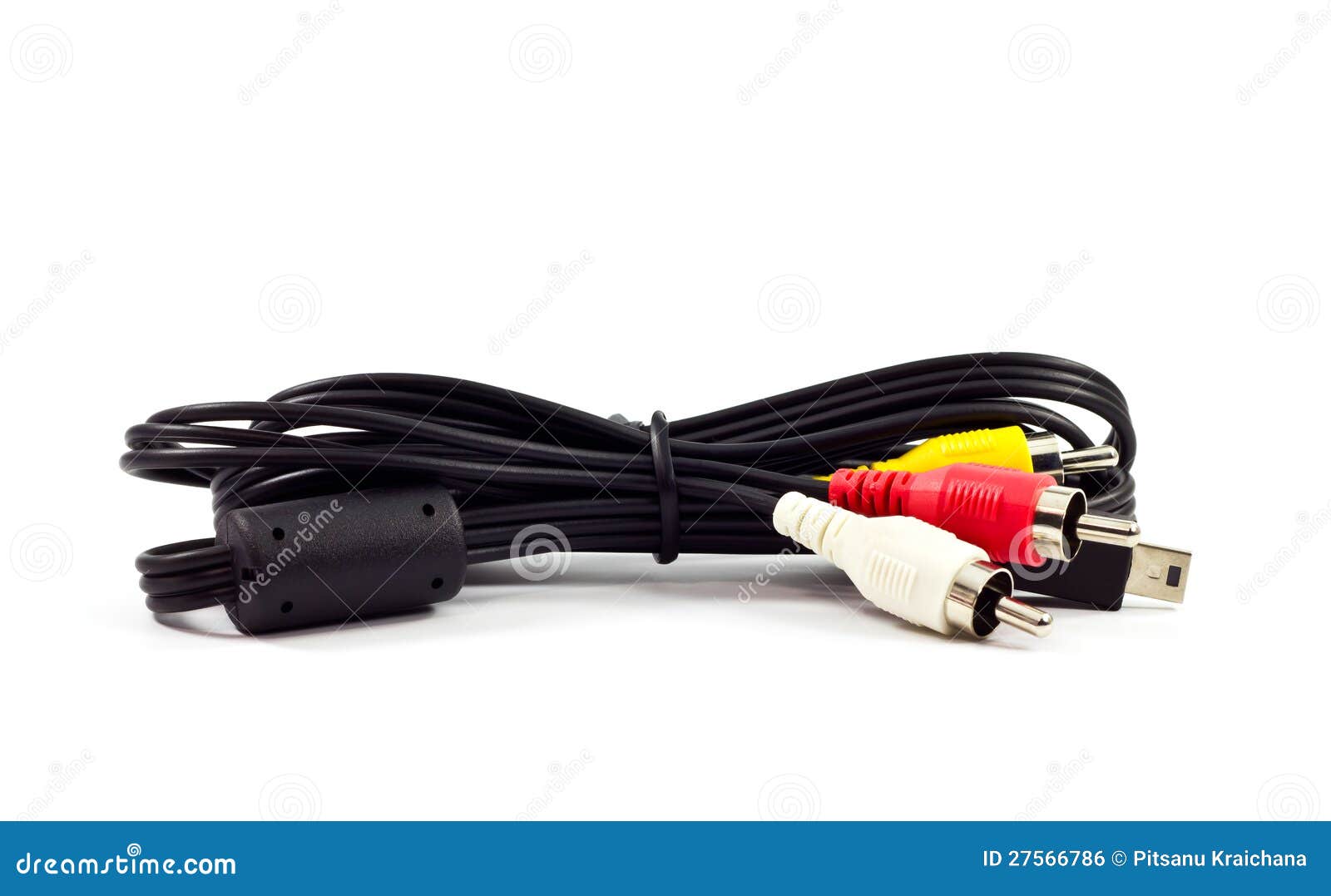 Audio and video jacks stock photo. Image of connection 27566786