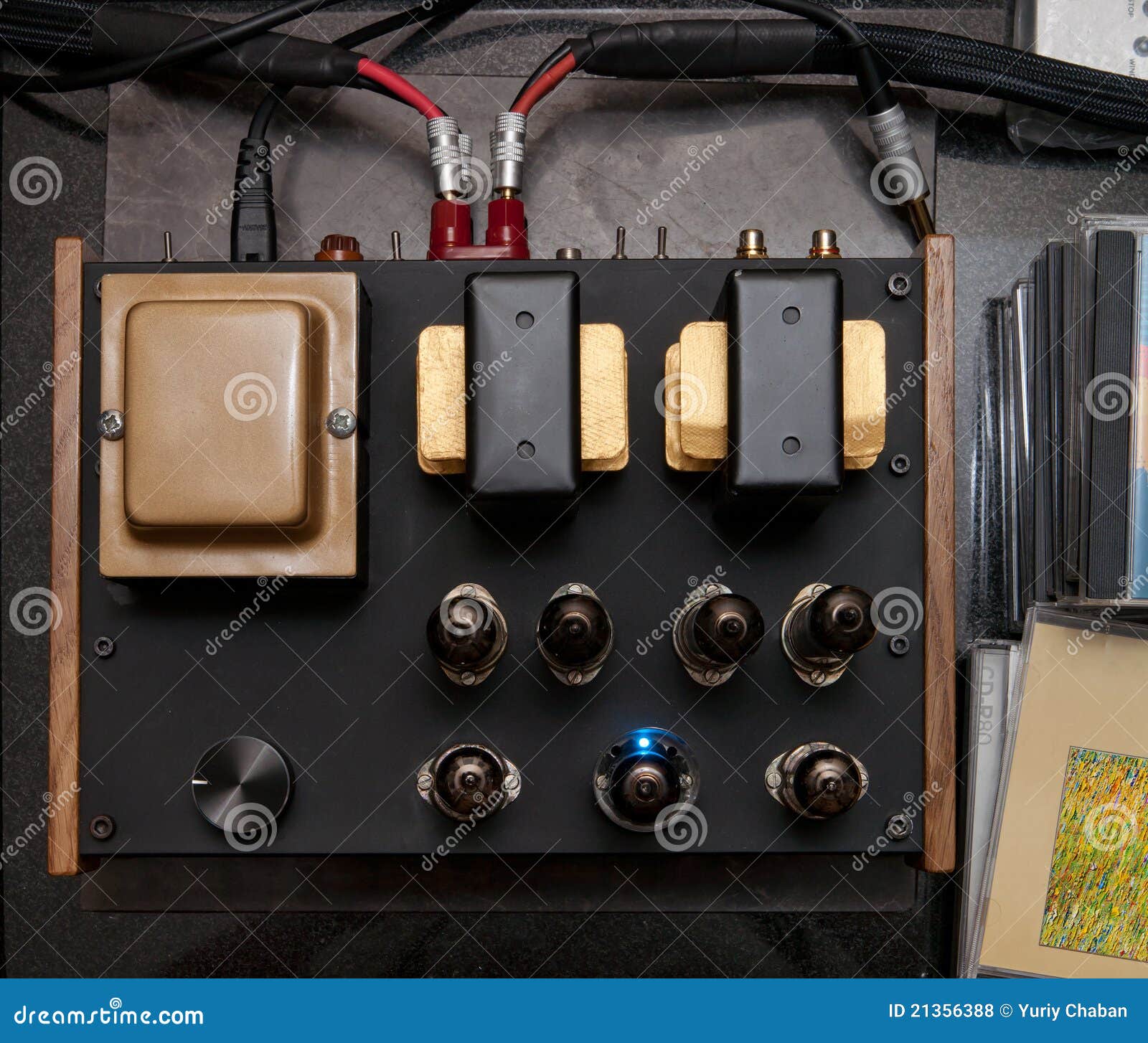 Audiophile Vacuum Tube Amplifier Stock Photo Image of raiser, glitter