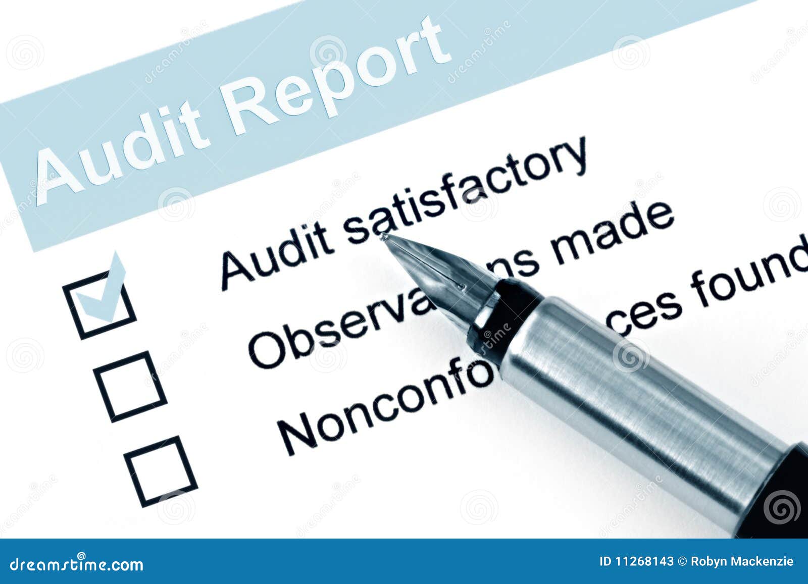 Audit Report Stock Photos - Image: 11268143