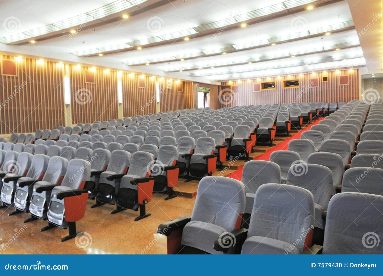 the auditorium with seats