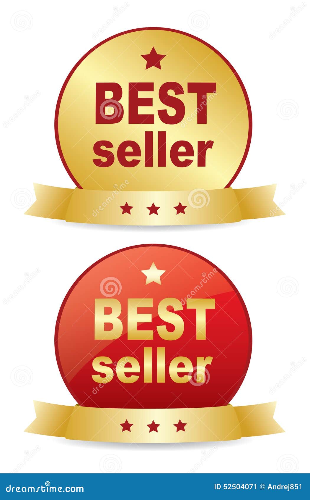 Aufkleber Bestseller Vektor Abbildung Illustration Von Zeichen 52504071