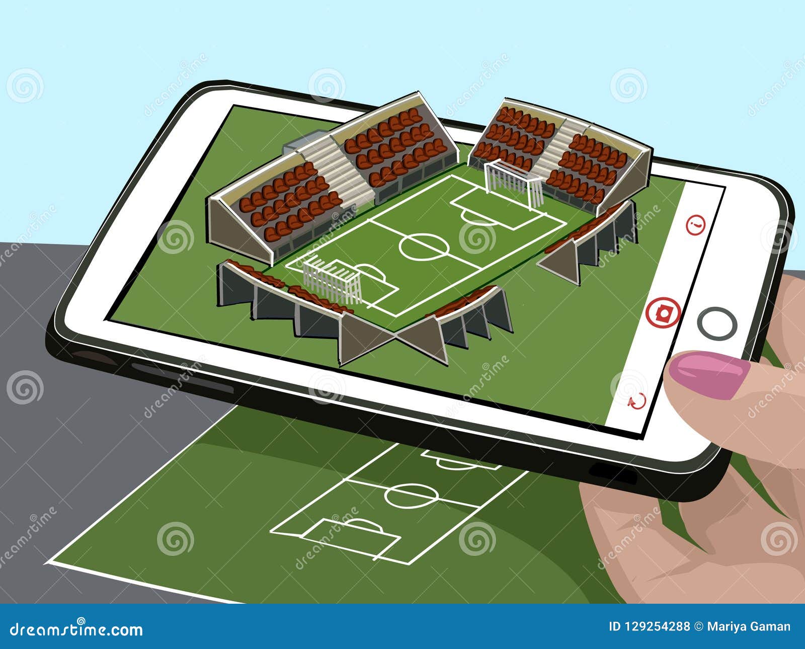 Stadium Illustration by Redwanul Haque Ibrahim | Dribbble