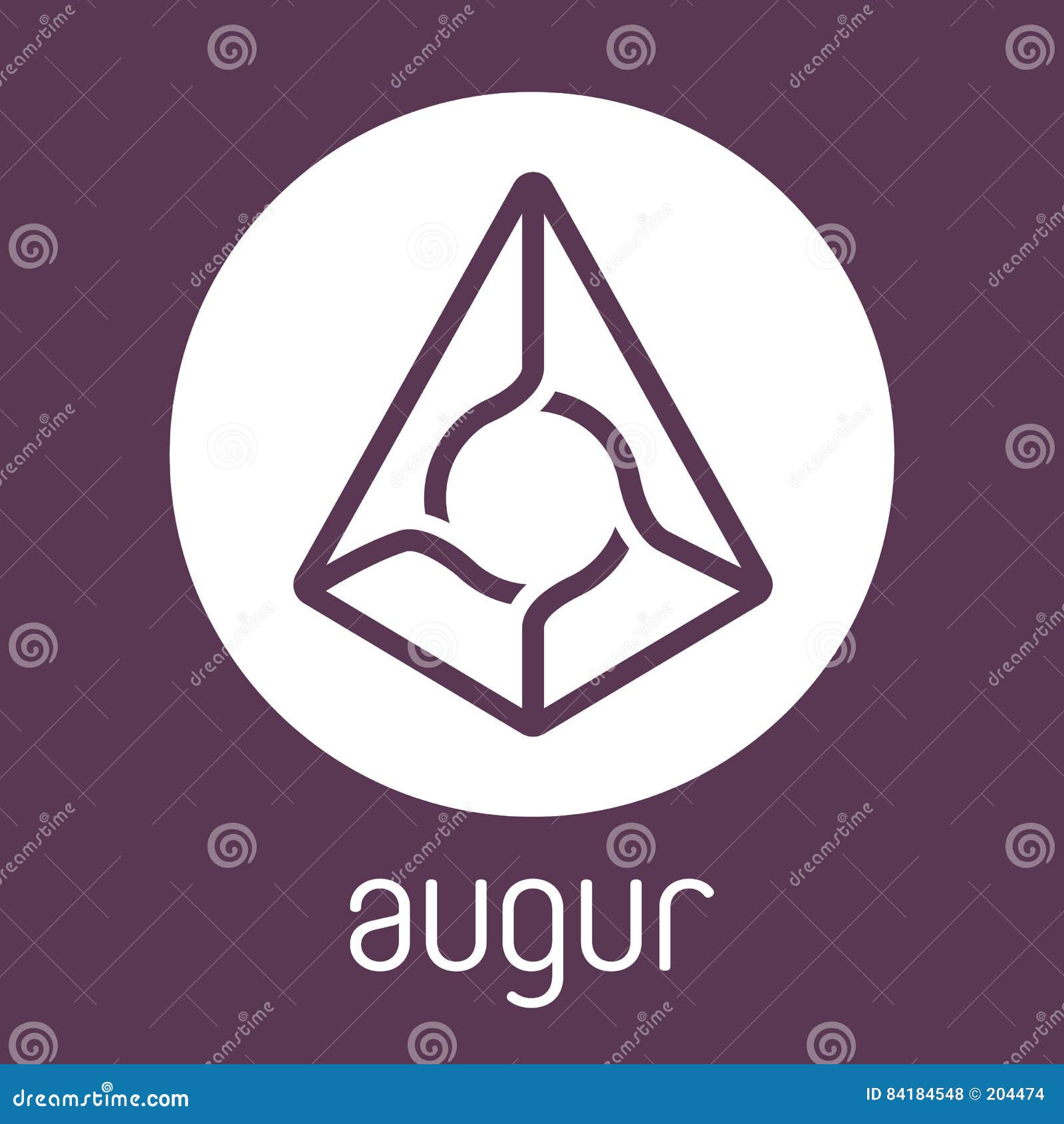 Augur REP Blockchain Cripto Currency Vector Logo Editorial Stock Photo -  Illustration of platform, coin: 84184548