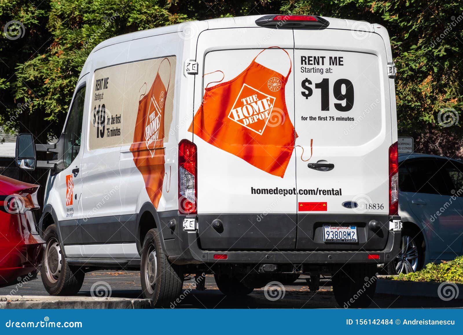 home depot moving van