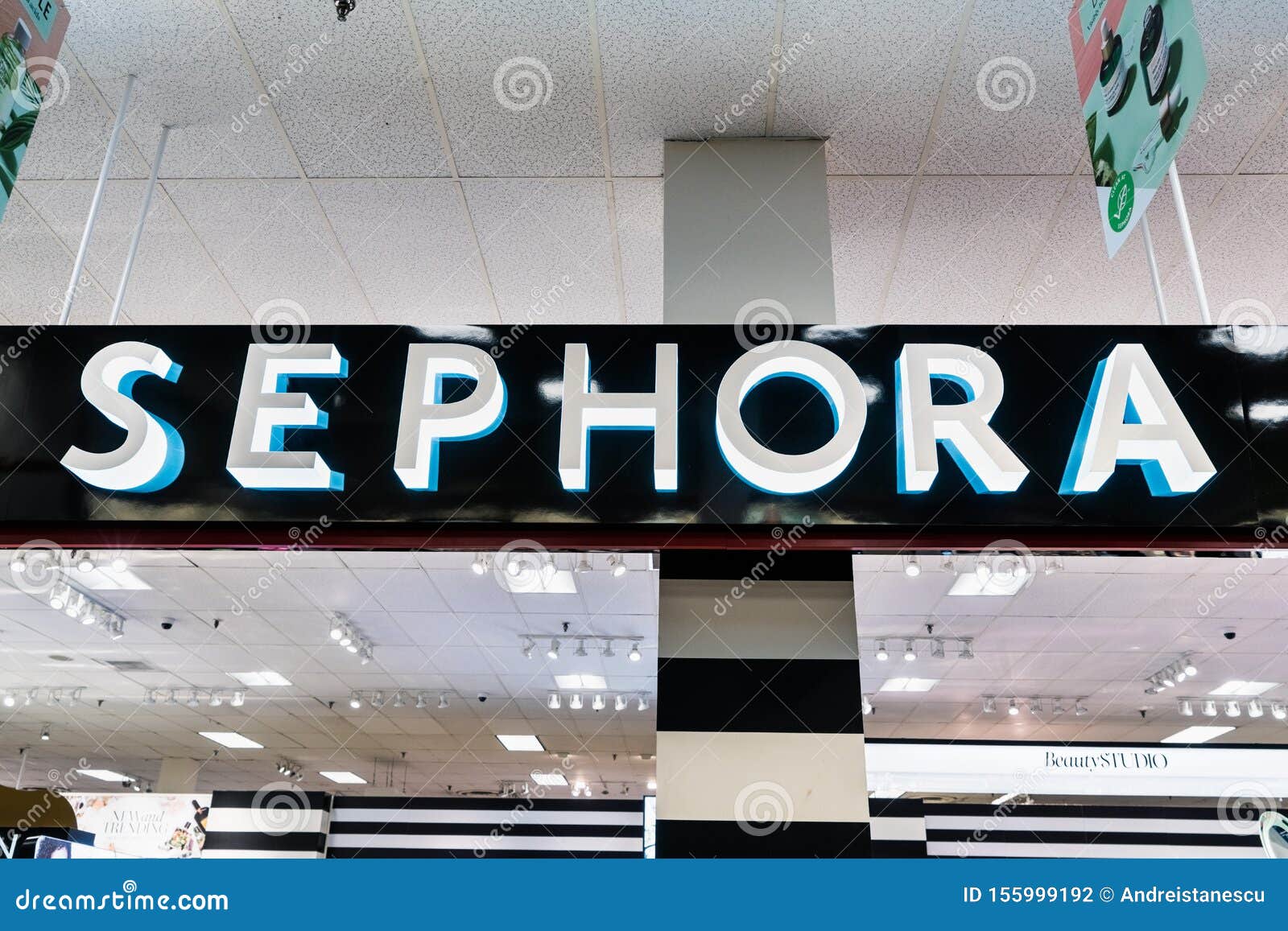 August 14, 2019 San Jose / CA / USA - Close Up of Sephora Logo at a Store  in South San Francisco Bay Area; Sephora is a Parisâ€“ Editorial  Photography - Image of department, california: 155999192