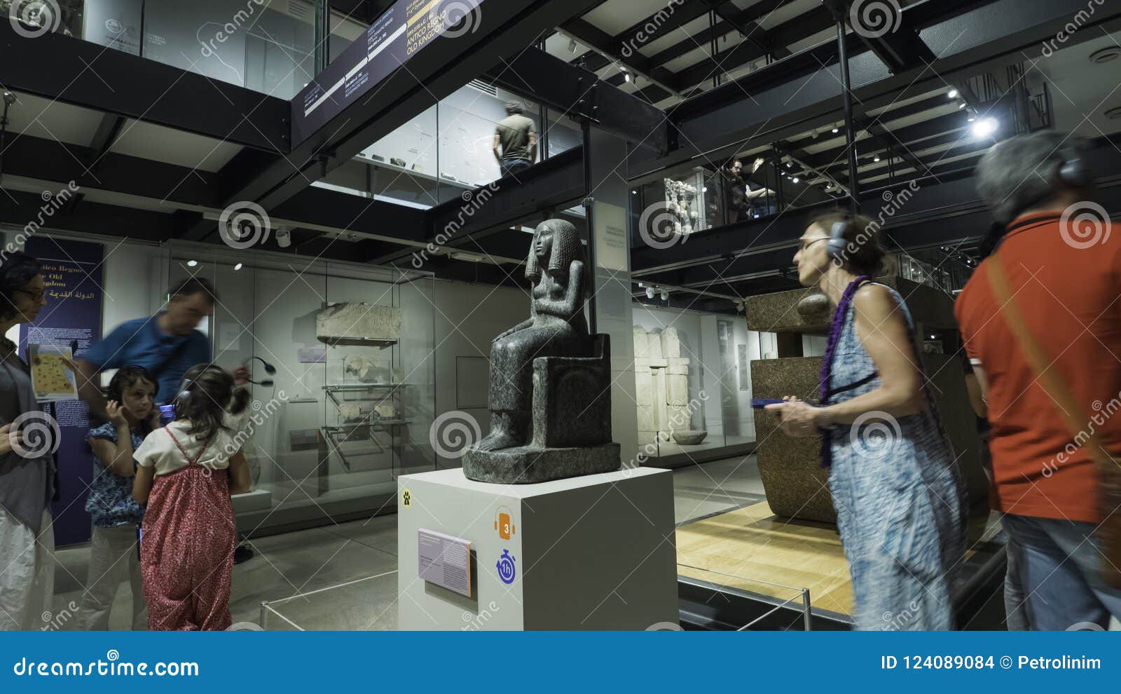 Works Exhibited at the Egyptian Museum in Turin Editorial Stock Image ...