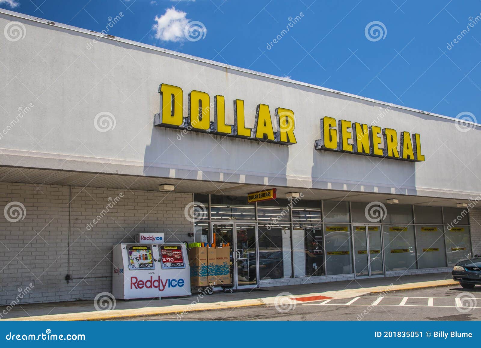 Front of a Dollar General Store Editorial Photo Image of commercial