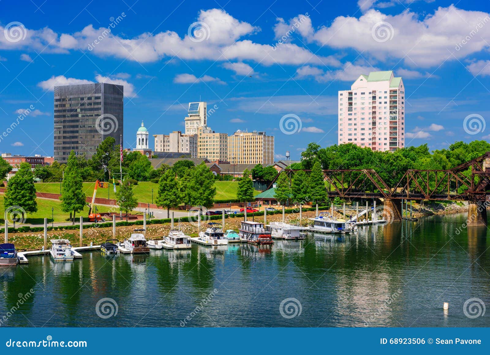 Augusta Downtown stockfoto. Bild von vereinigt 68923506