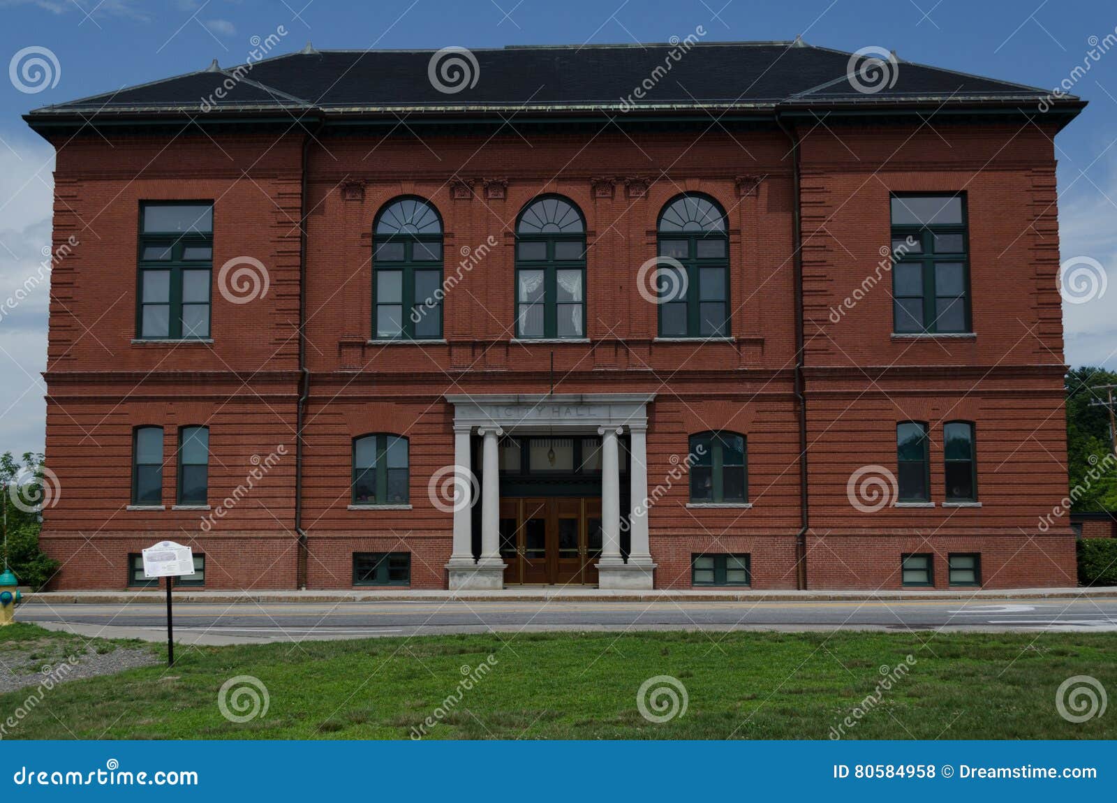 Augusta, Maine City Hall stock photo. Image of augusta 80584958