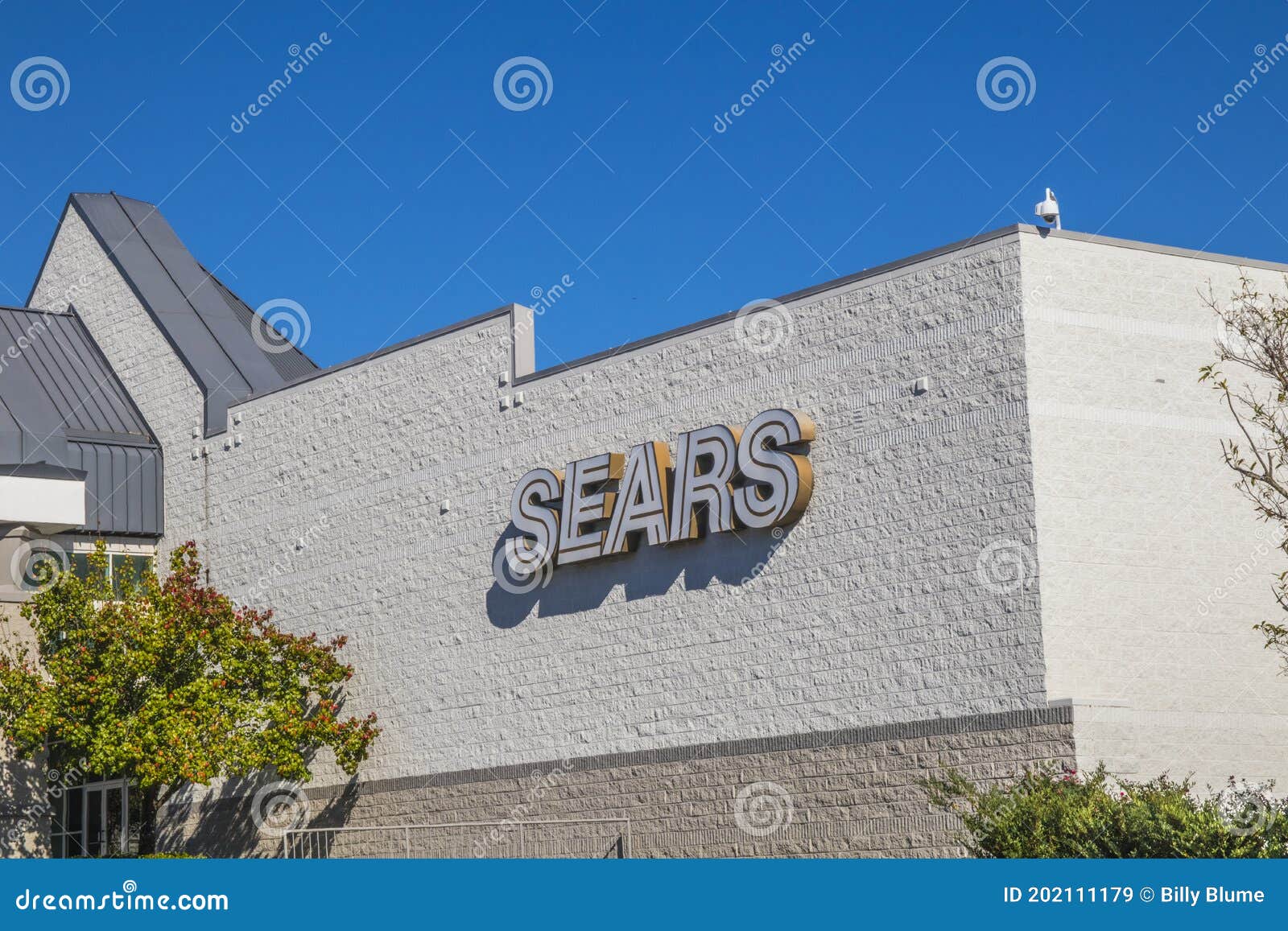 Augusta Mall Sears Wall Sign Editorial Stock Image Image of corporate