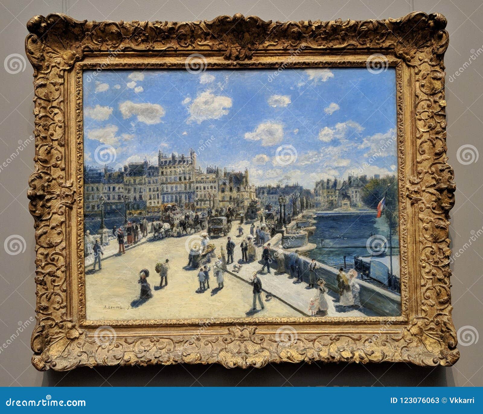 Auguste Renoir Pont Neuf France Impressionist Painting Editorial Stock  Photo - Image of gallery, national: 123076063