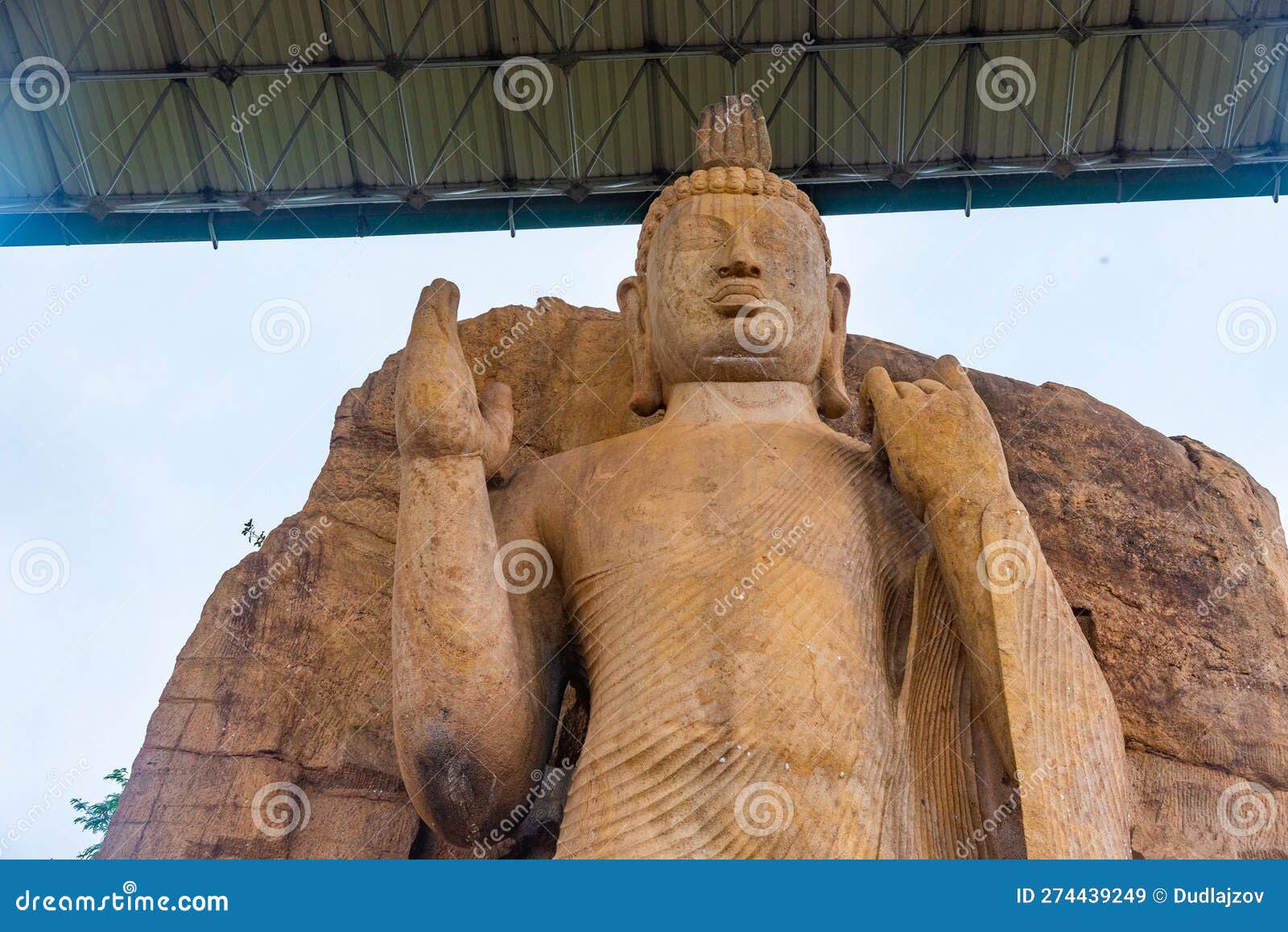 Aukana Buddha Statue in Sri Lanka Stock Image Image of culture