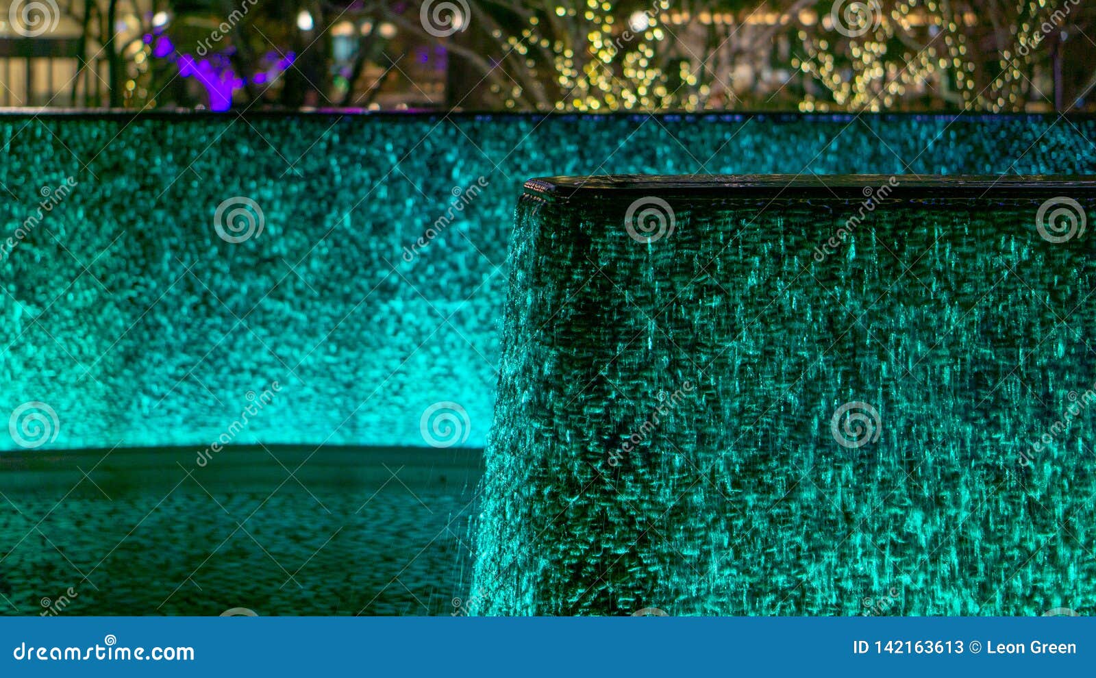 auqa led water feature background