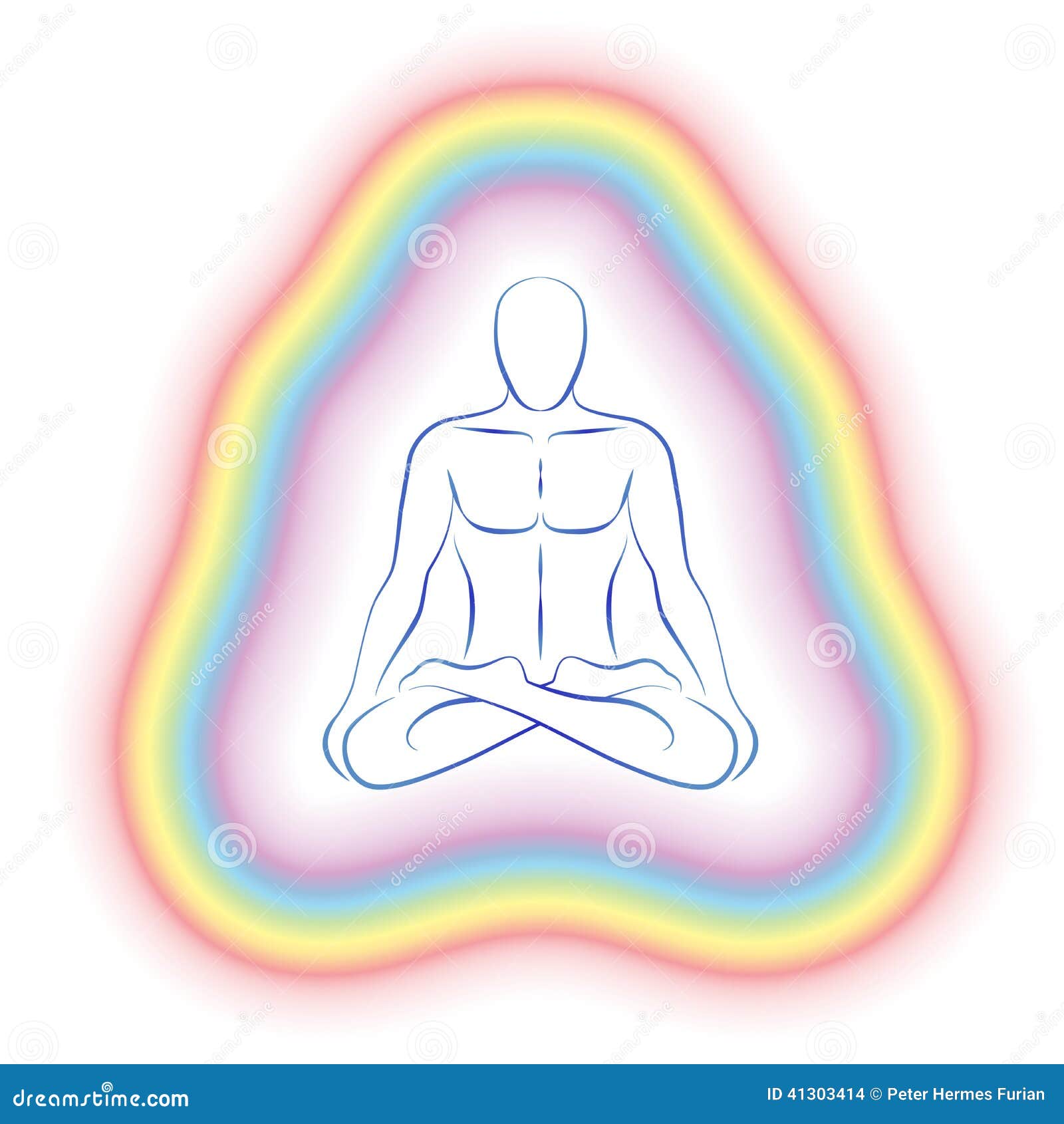 aura meditation subtle body man