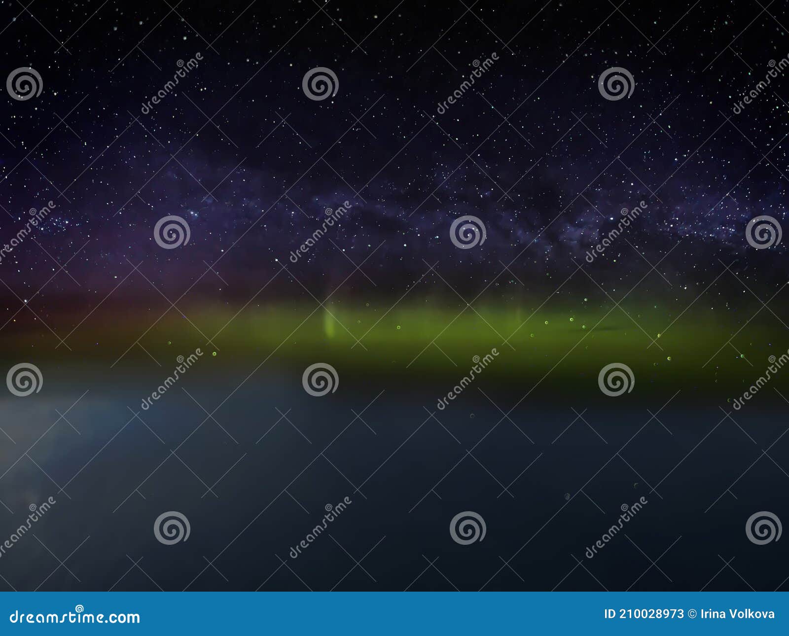 aurora balearic at night dark starry sky norten skyscape