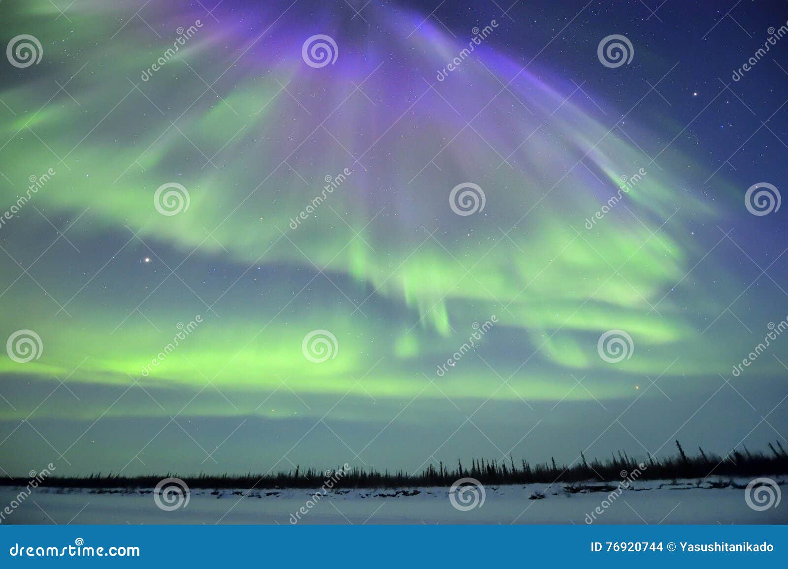Auroras Boreais Roxas E Verdes Foto de Stock - Imagem de noruega, estrela:  76920744, image size:1600x1157