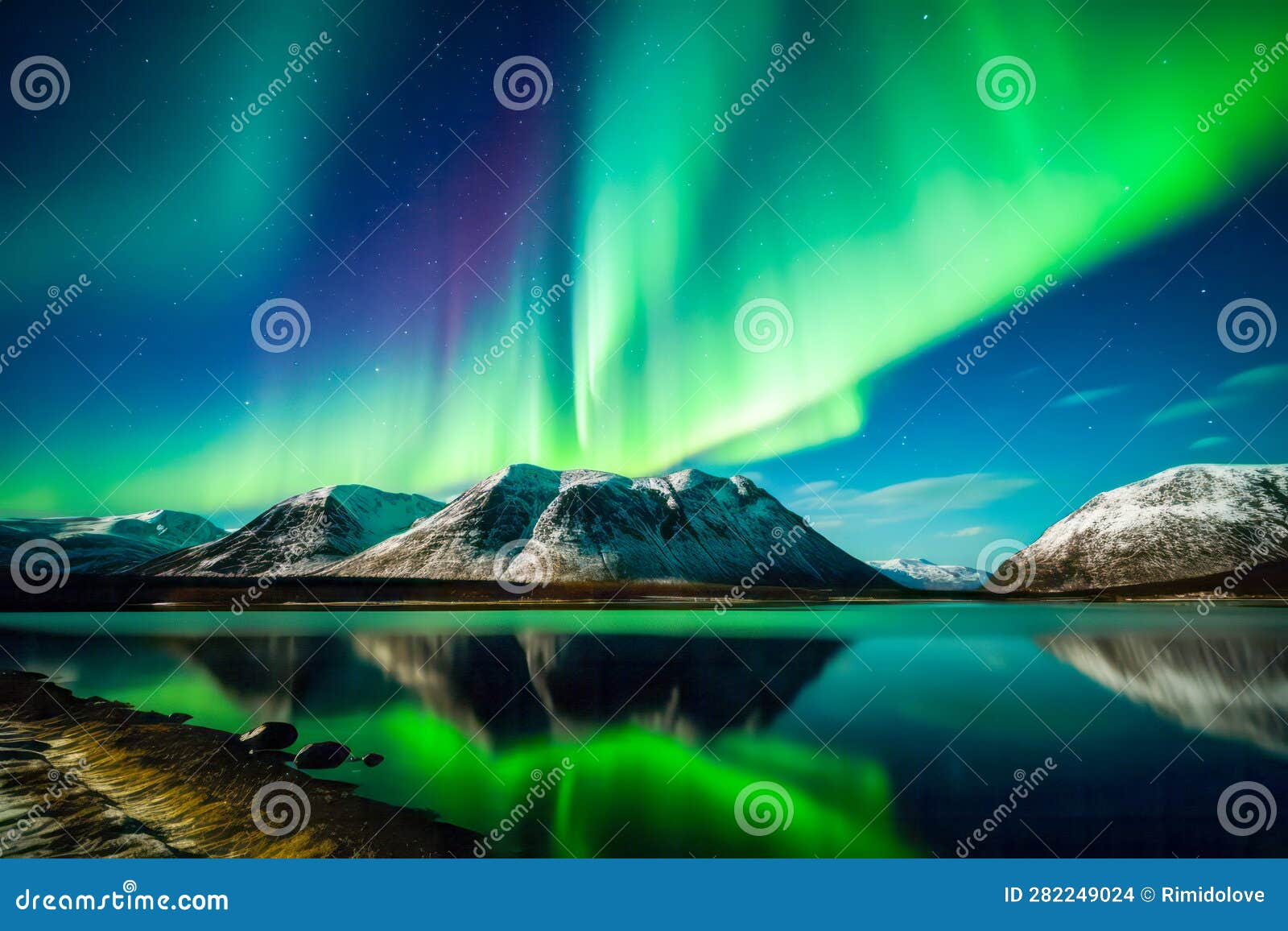 Aurora Borealis Creates a Captivating Visual Spectacle Above the 