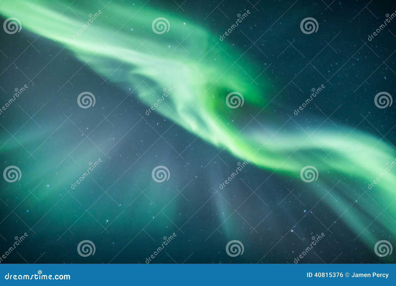 aurora borealis over scandinavia