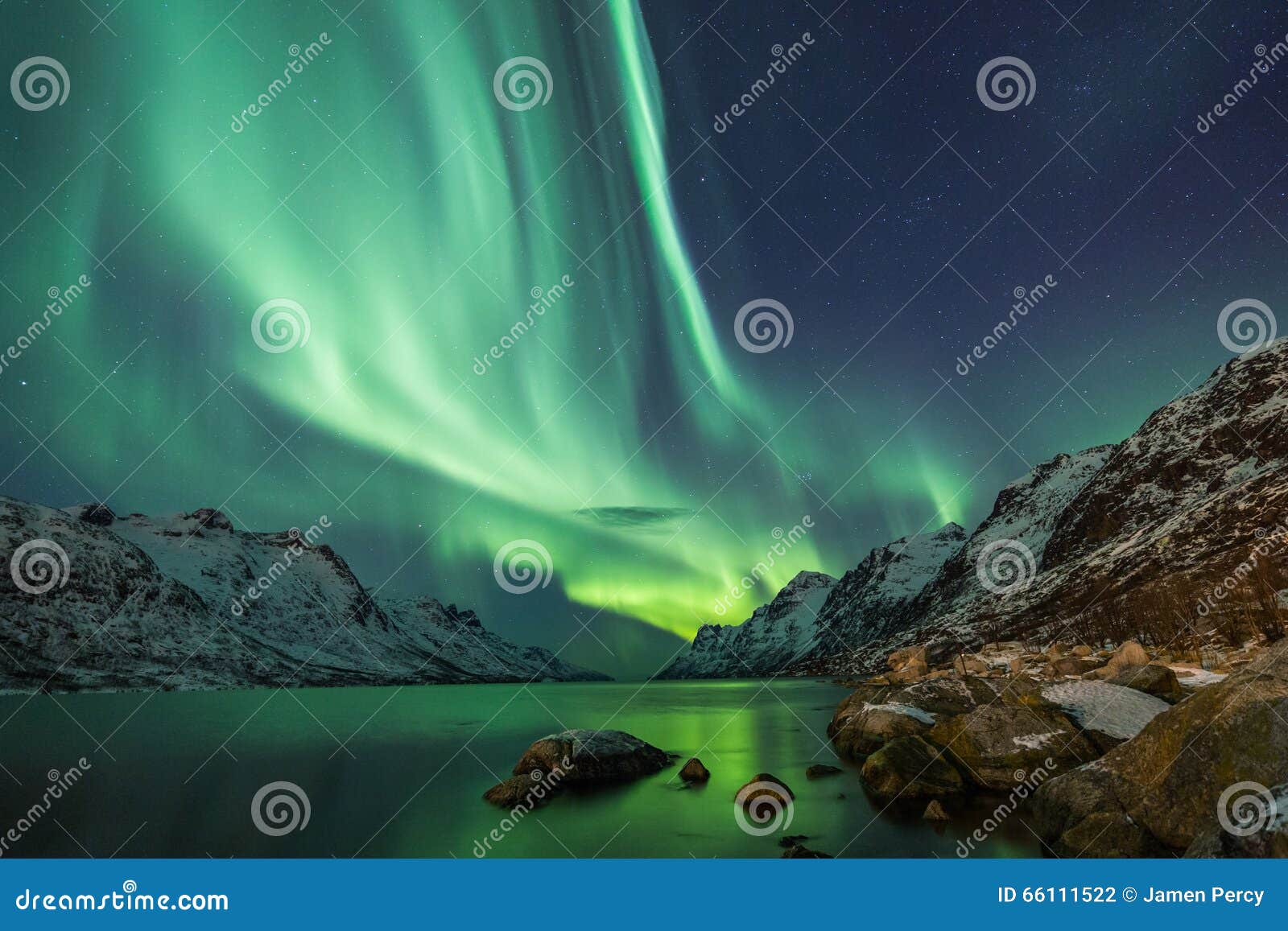 aurora borealis over tromso