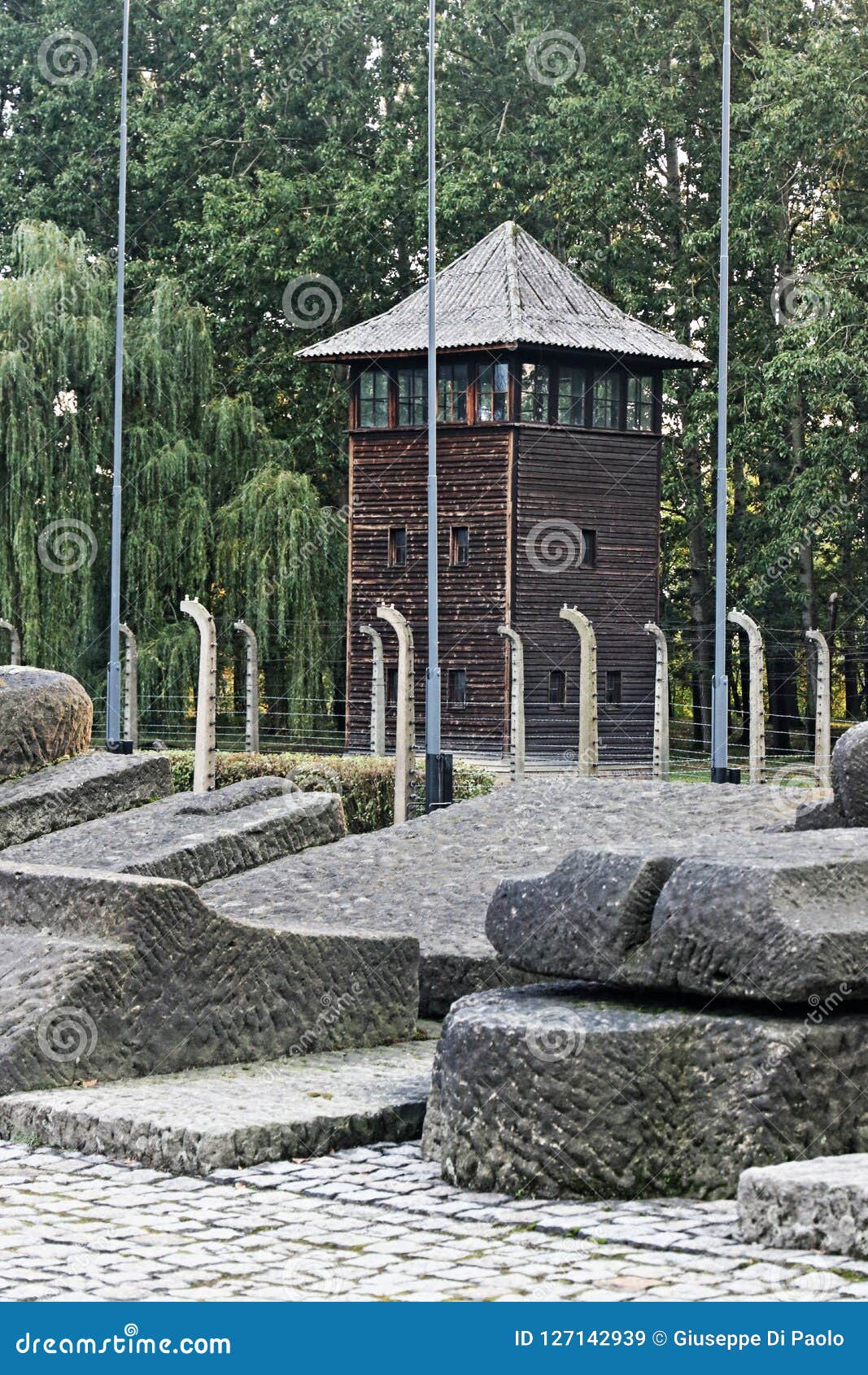 Auschwitz Birkenau Concentration Camp Editorial Stock Image