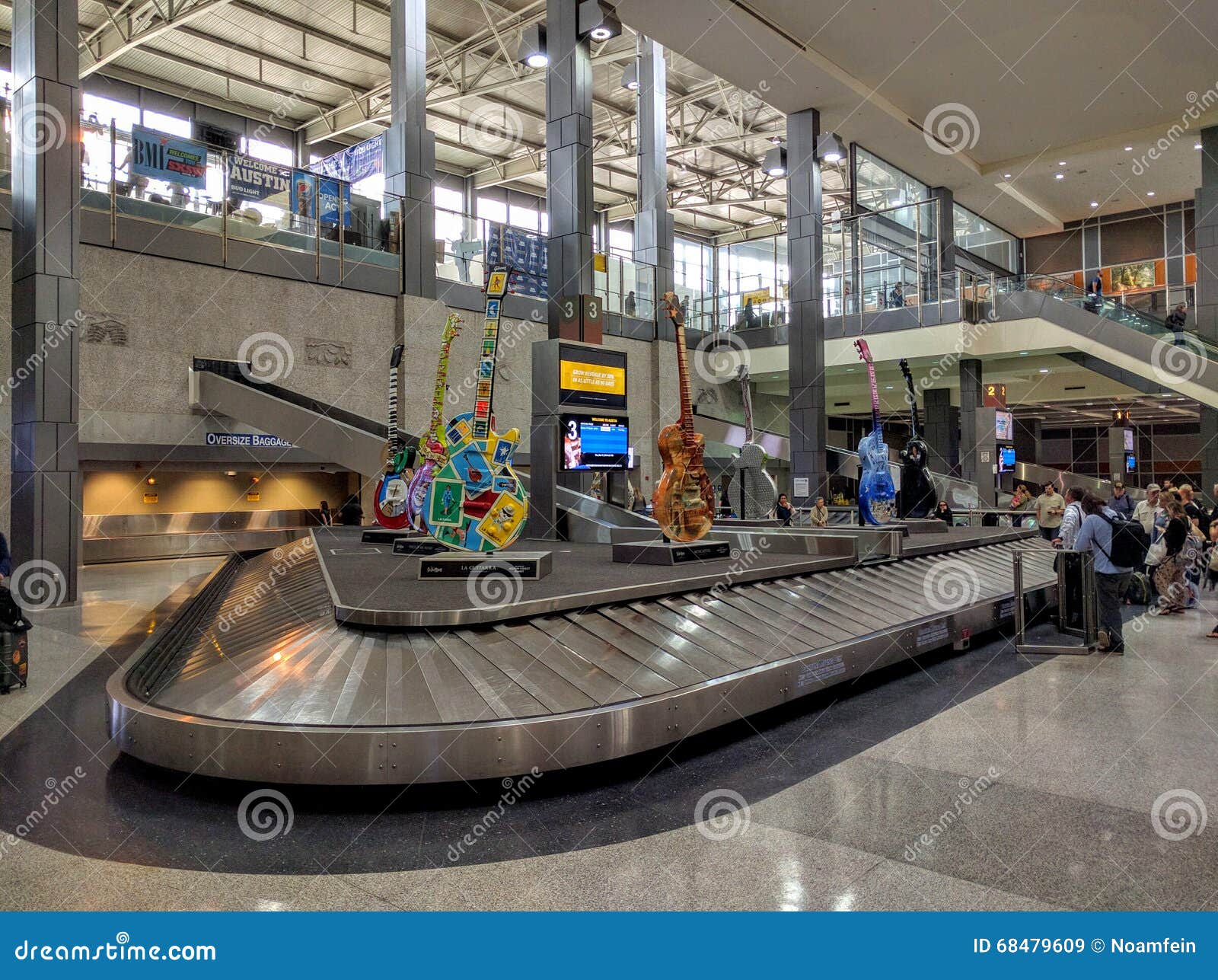 Austin International Airport Editorial Stock Image Image of luggage