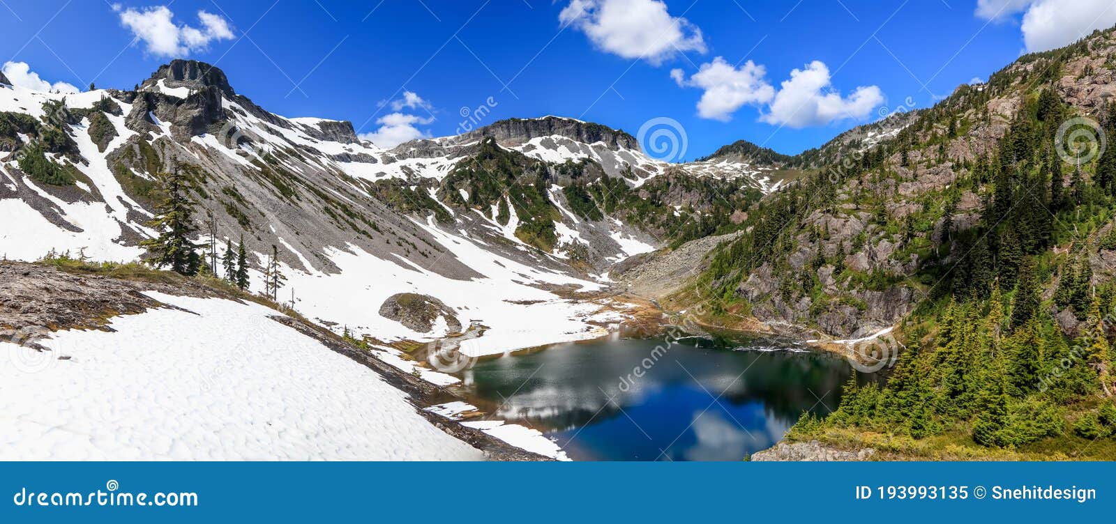 Austin Pass in Mount Baker Ski Area Stock Image Image of austin