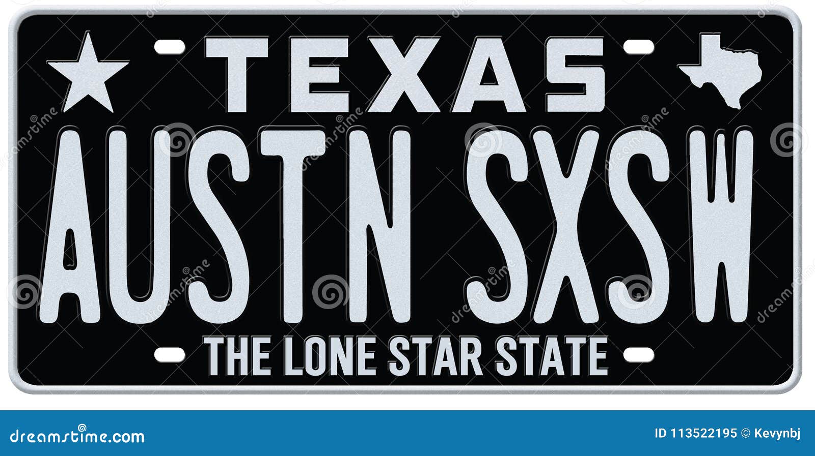 austin sxsw license plate