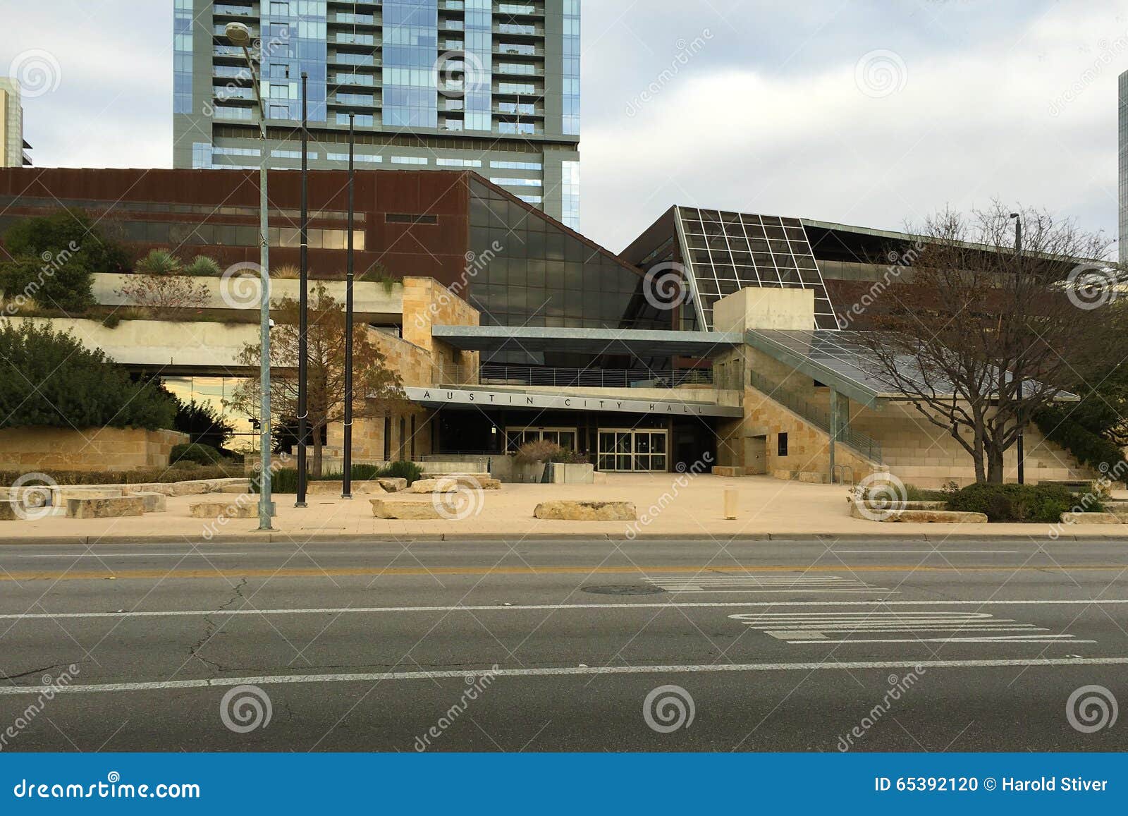The Austin, Texas City Hall Stock Photo Image of austin, texas 65392120