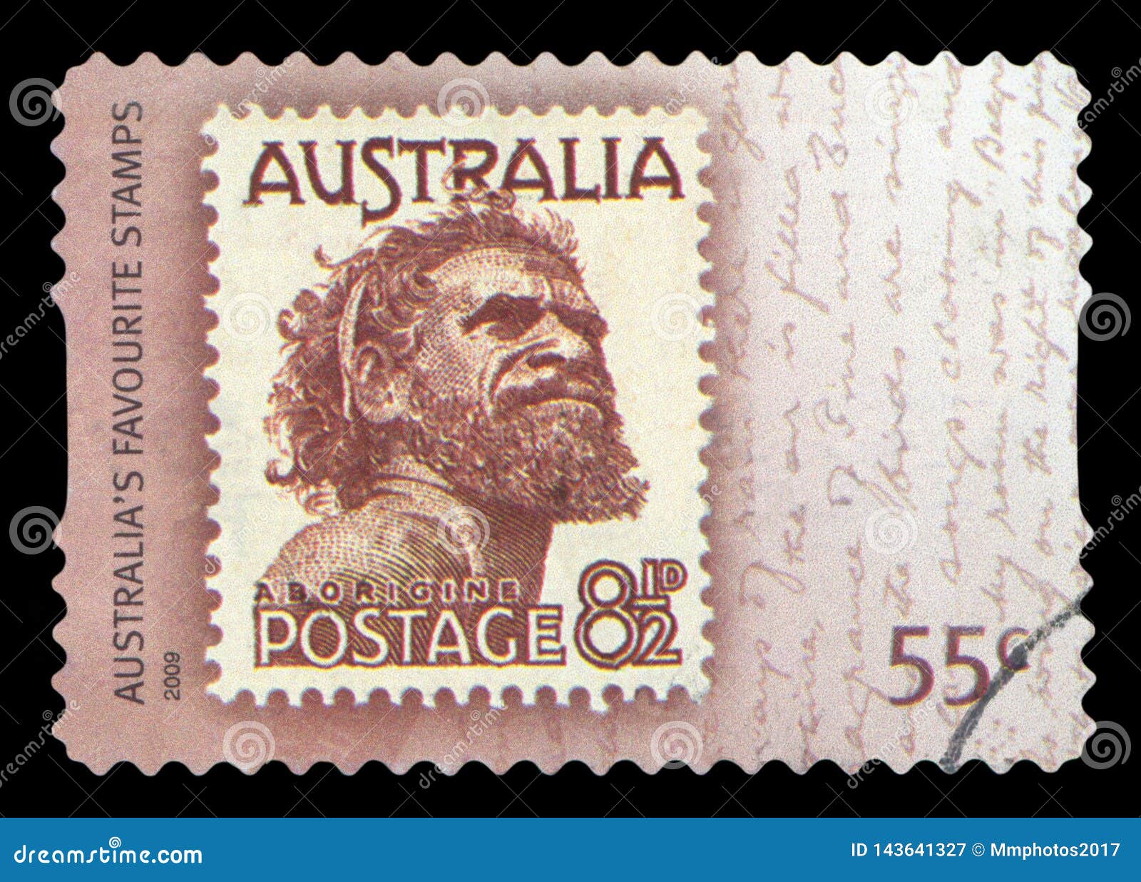 AUSTRALIA Postage Stamp editorial photography. Image of background