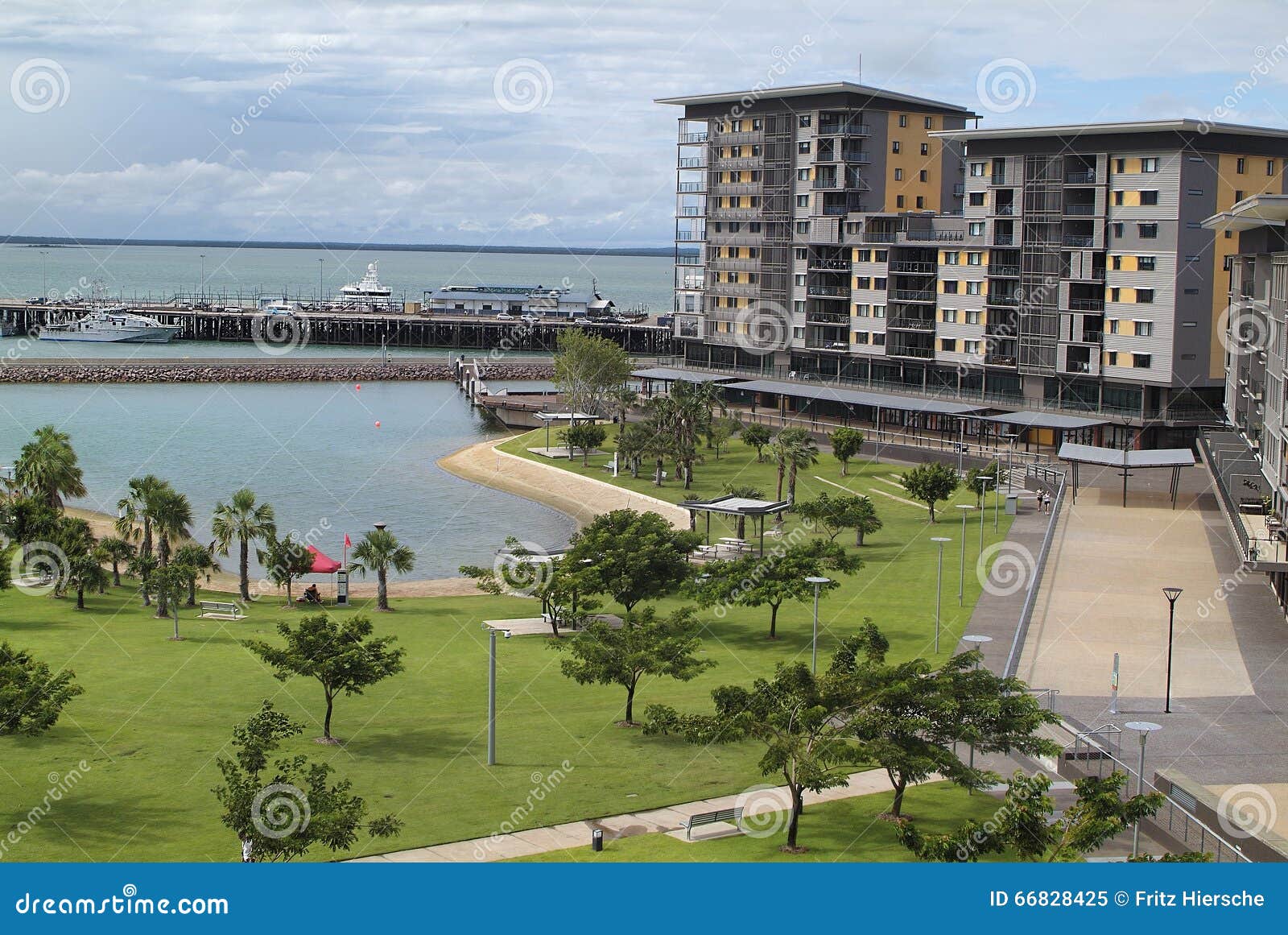 Australia, Darwin stock image. Image of homes, wharf 66828425