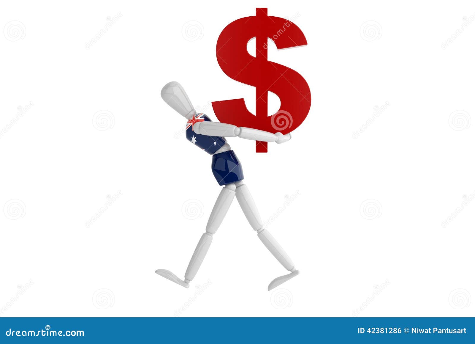 australia dollas currency white man