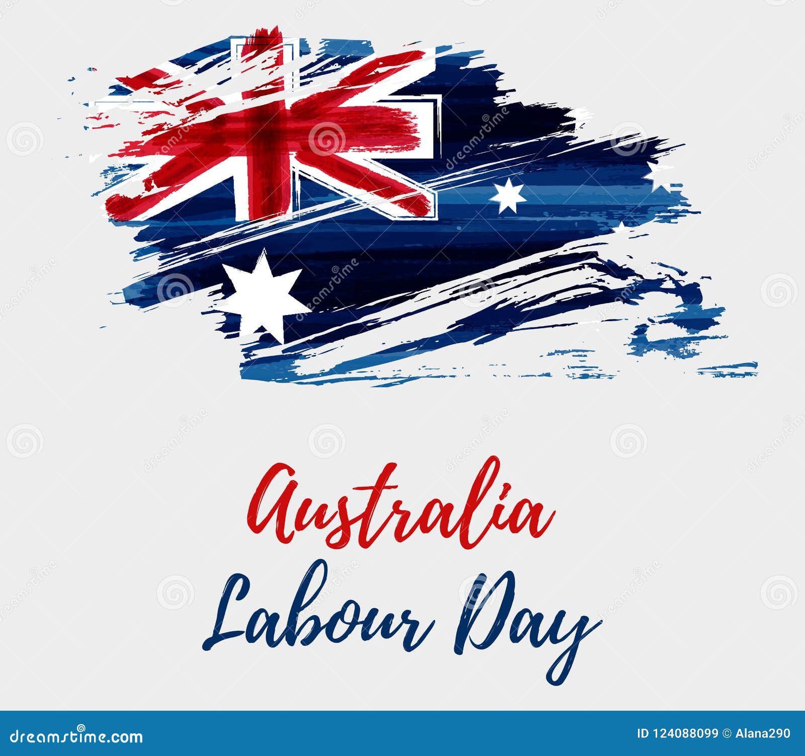 Australia Labour Day Holiday. Stock Vector Illustration of industry