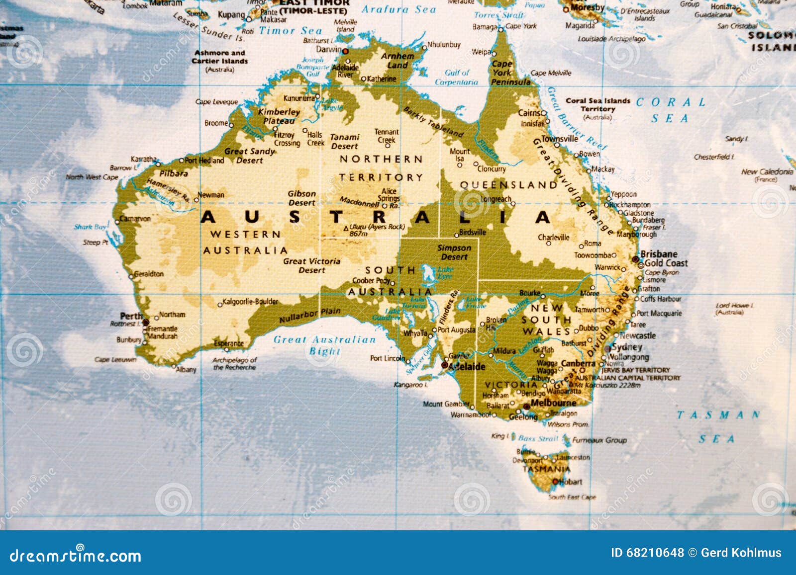 australia map