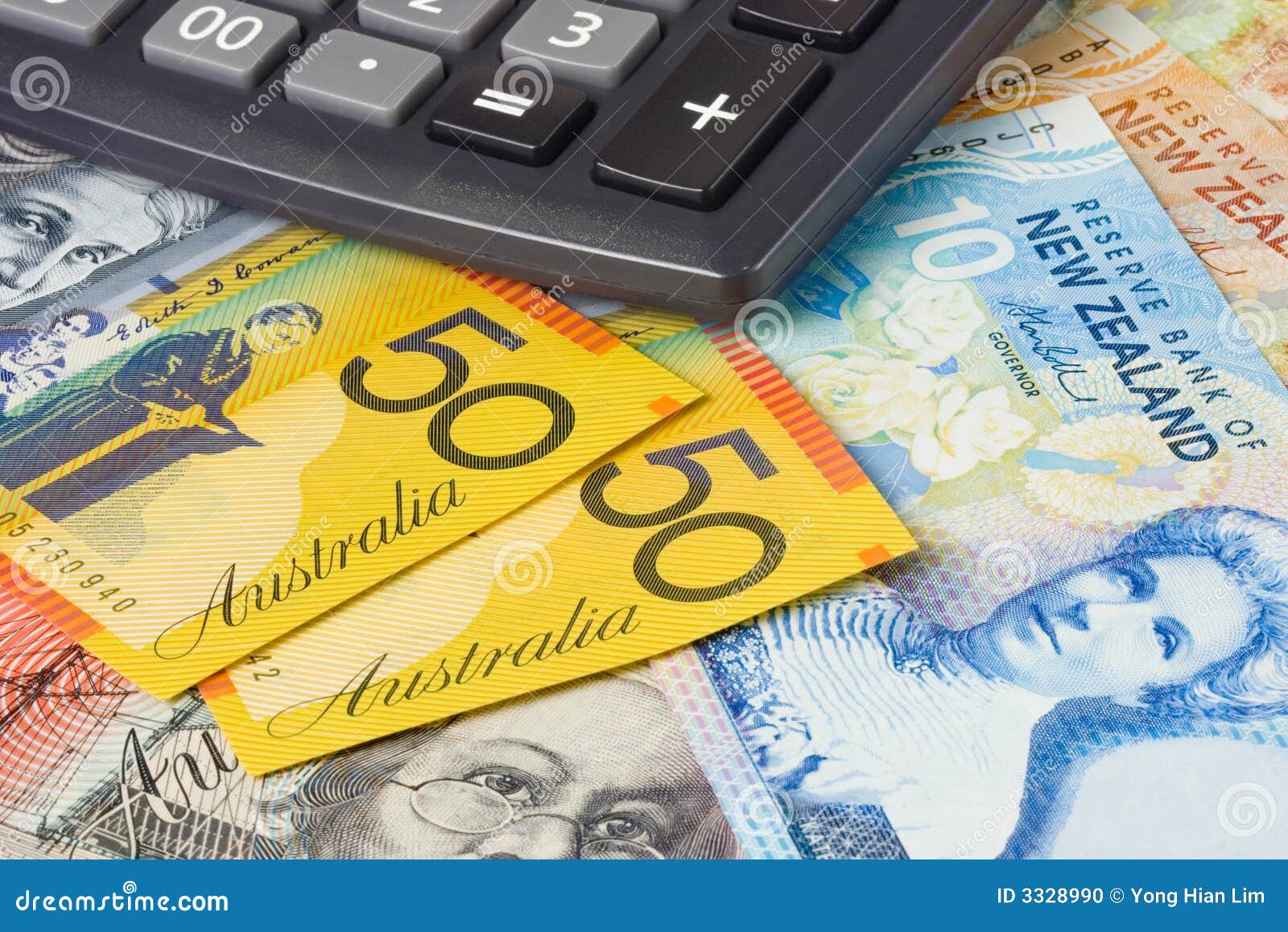 Australia New Zealand Currency Stock Photo Image Of Global - 