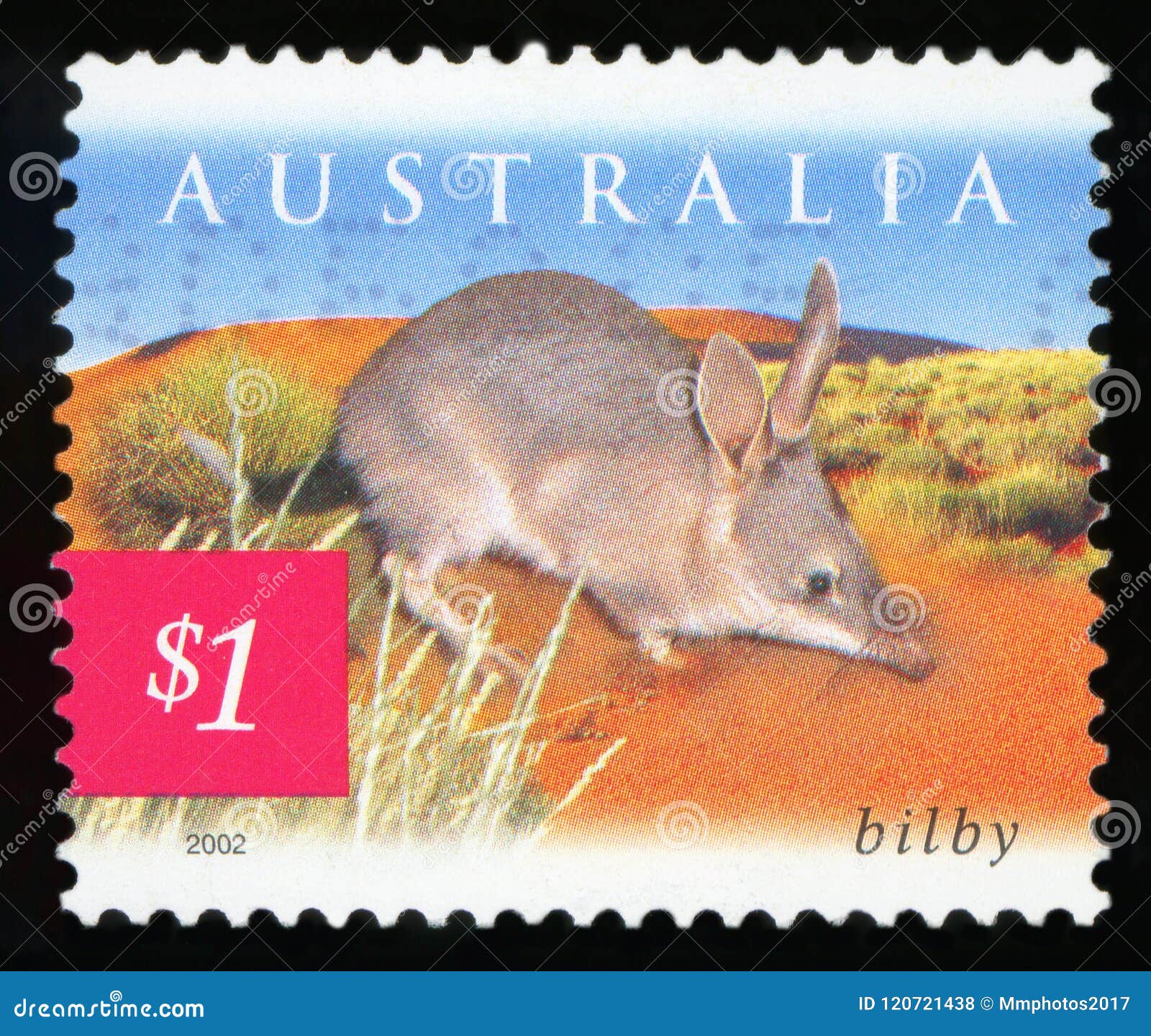 AUSTRALIA postage stamp editorial stock photo. Image of