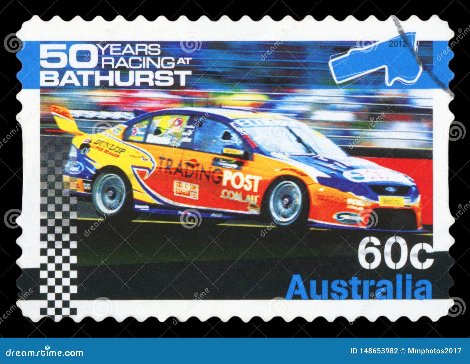 AUSTRALIA Postage Stamp editorial photography. Image of automotive