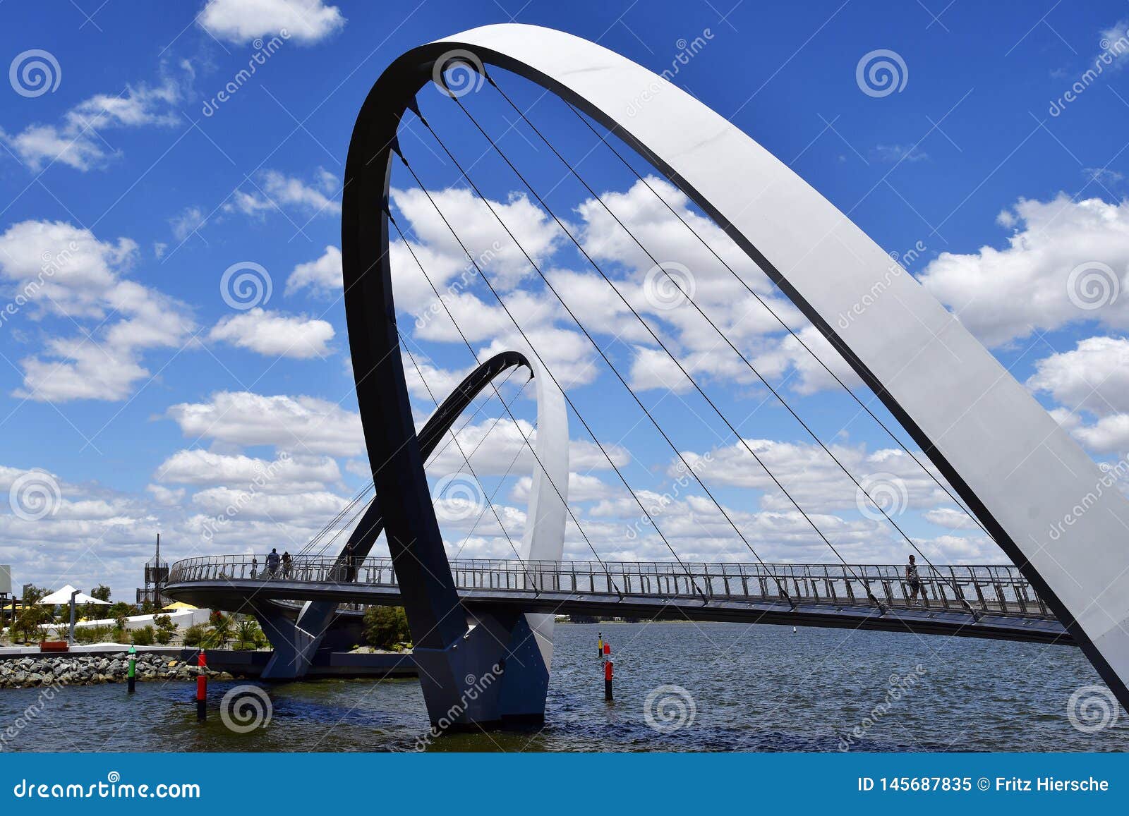 Australia, WA, Perth, Elizabeth Bridge Editorial Image - Image of swan ...