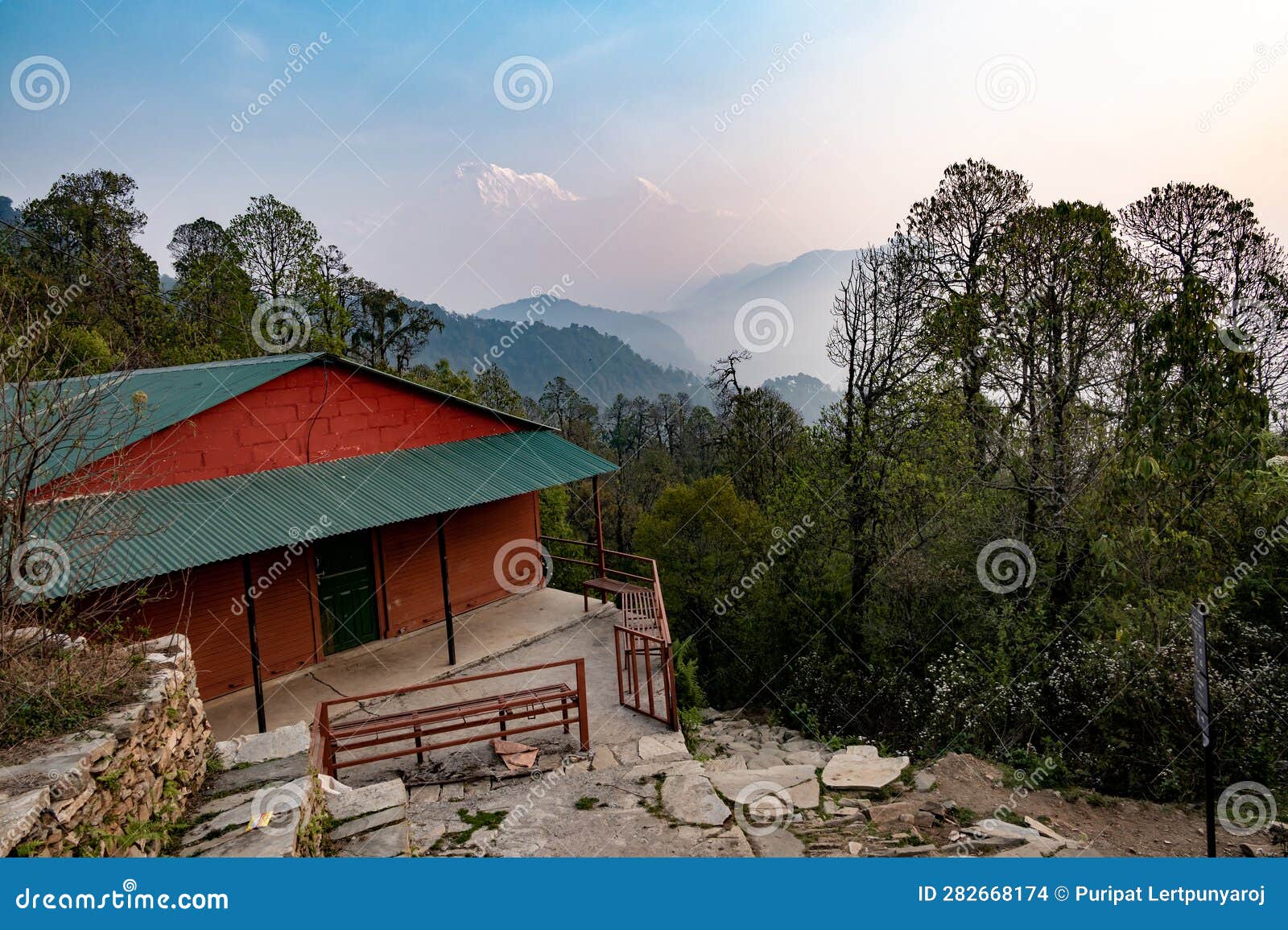 The Australian Camp, Pokhara, Nepal Stock Photo - Image of annapurna ...