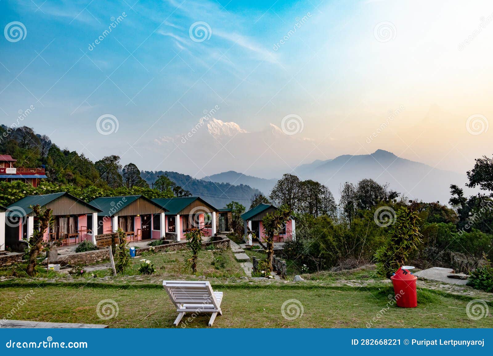 The Australian Camp, Pokhara, Nepal Stock Image - Image of countryside ...