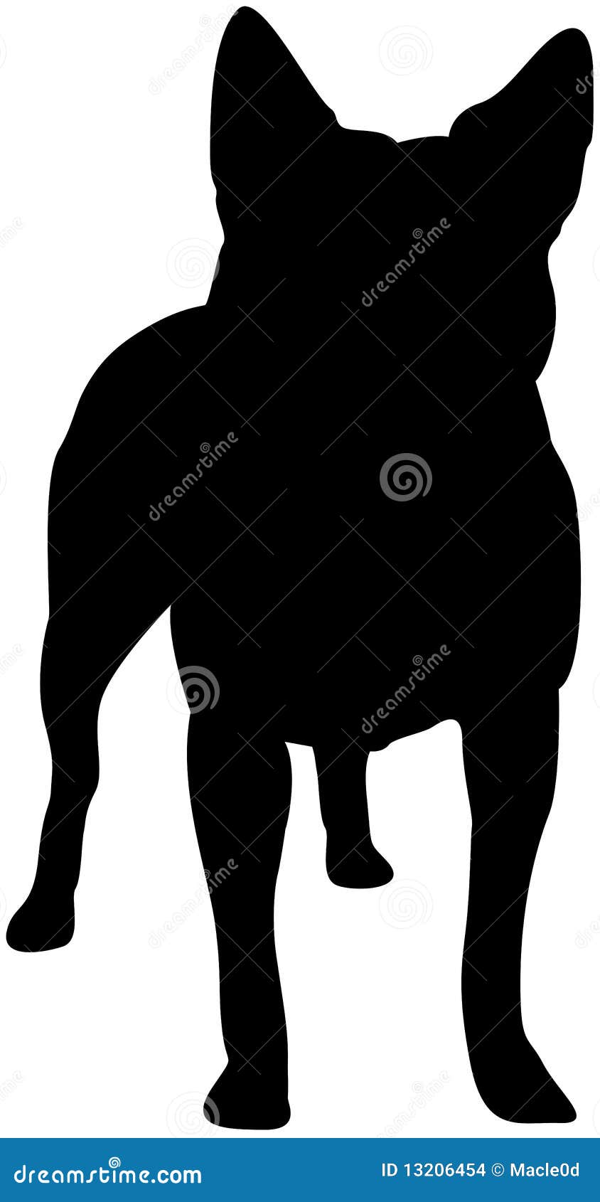 australian cattle dog silhouette