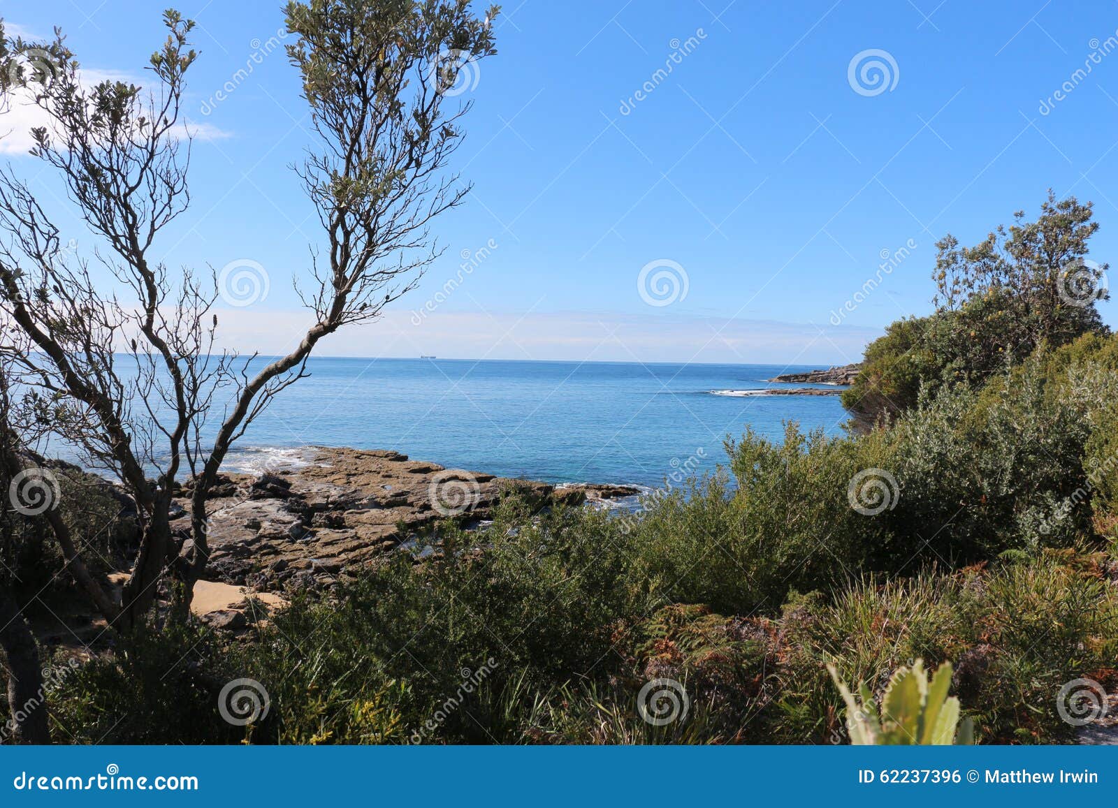 australian coast at currarong nsw