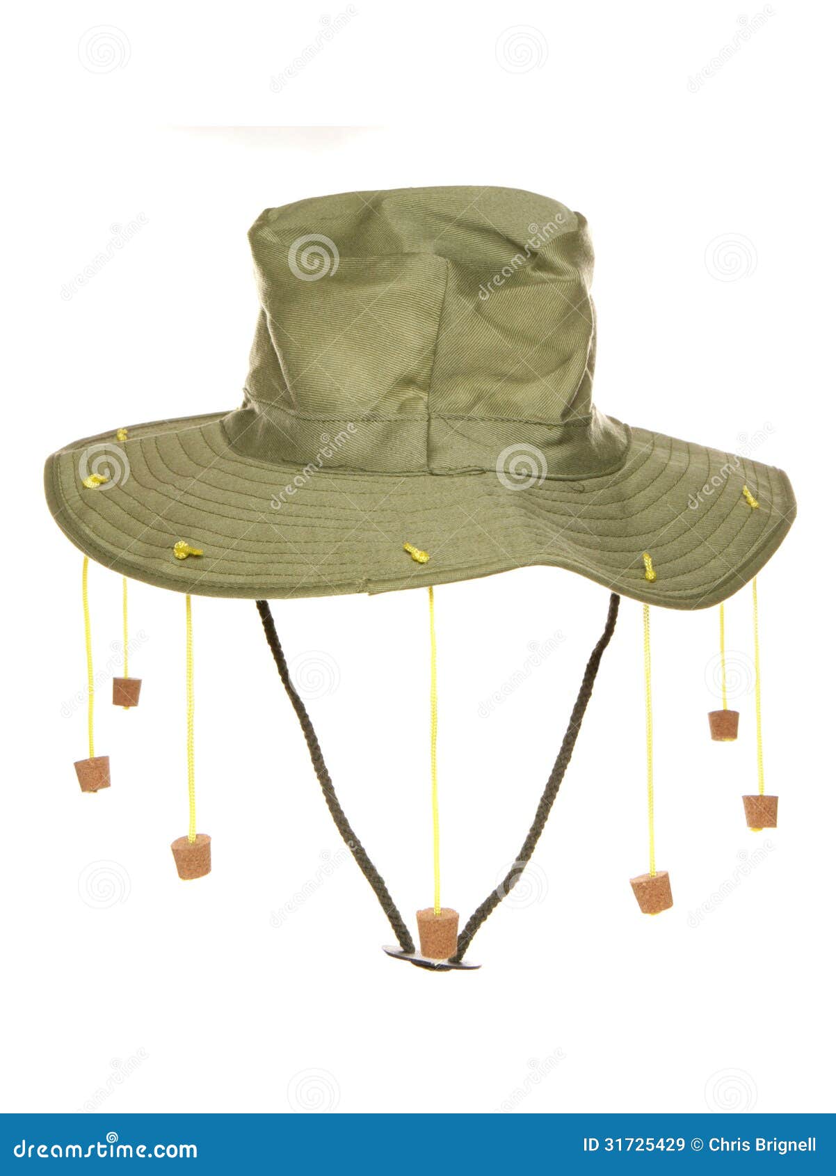 Australian cork hat stock image. Image of cutout, safari 31725429