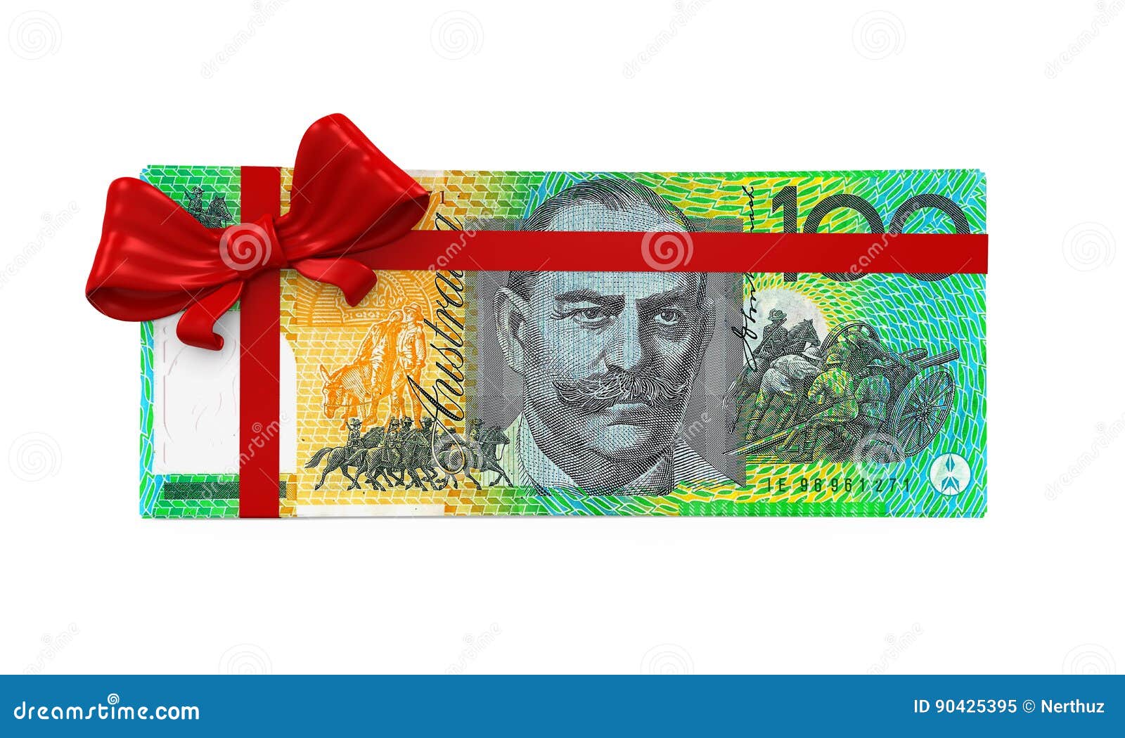 Australian Dollar Money Gift Stock Illustration Illustration of