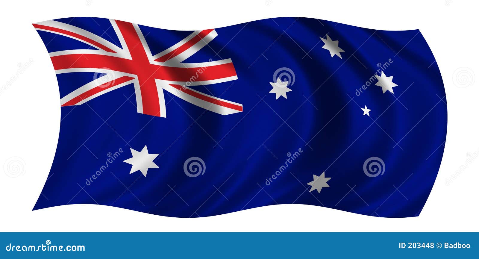 Download Australian Flag stock illustration. Illustration of ...