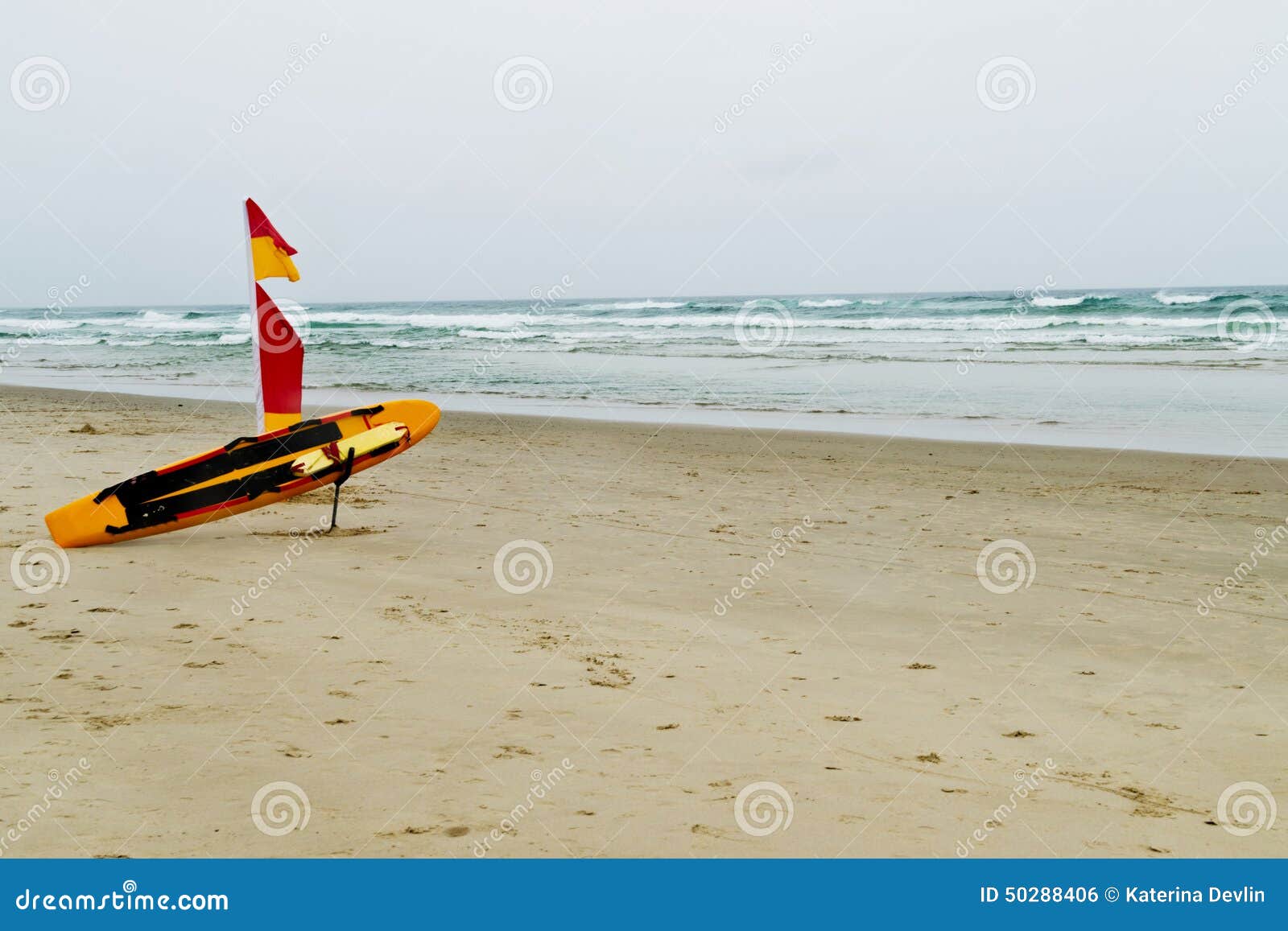 Australian Lifeguard Gear on the Beach Stock Photo - Image of australia ...