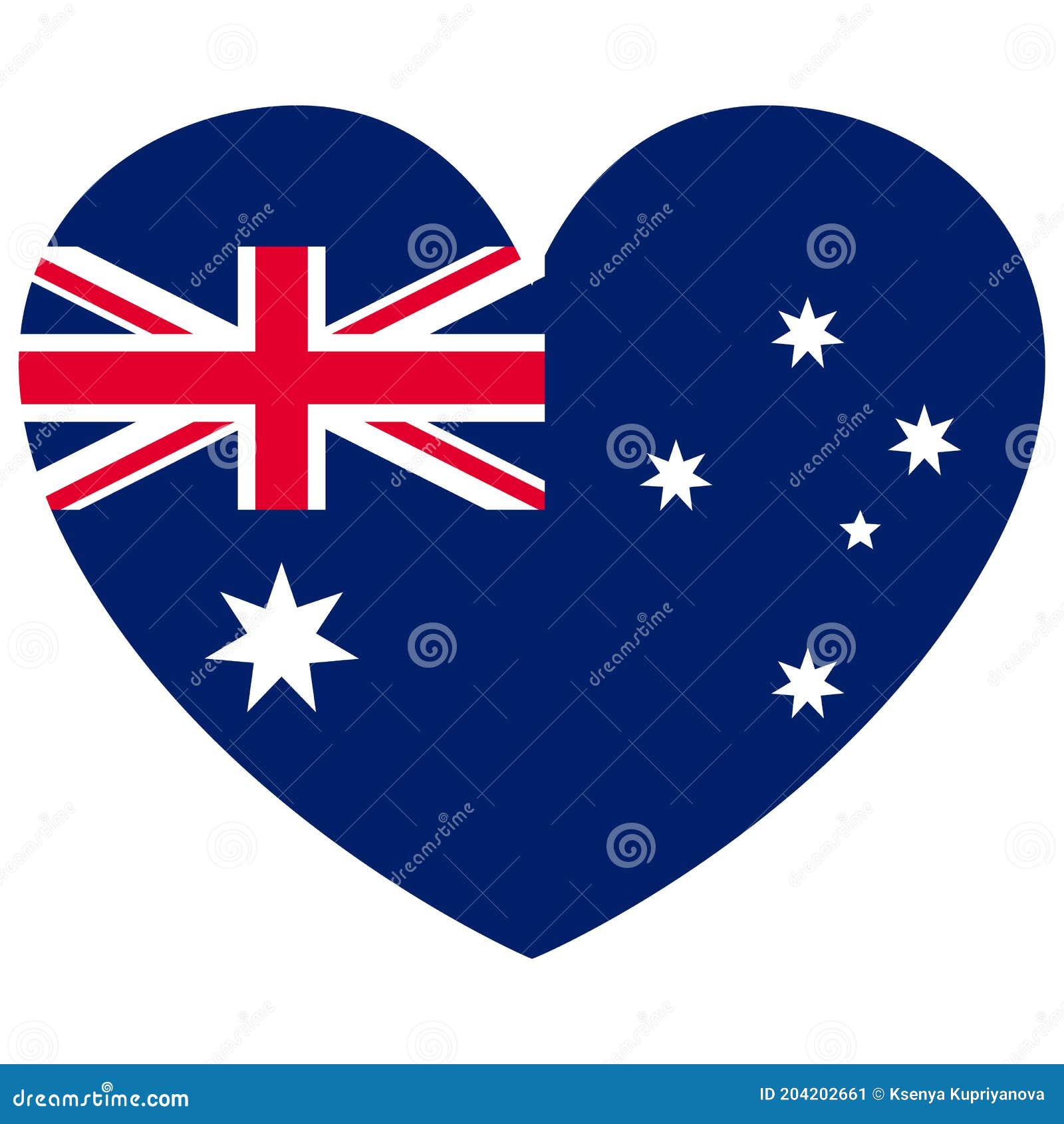 Martin Luther King Junior Gå ud stang Australian National Flag. Shape of Heart. Government Symbol. Red, White and  Blue Colors. 26th of January. Template for Stickers, P Stock Vector -  Illustration of government, geography: 204202661