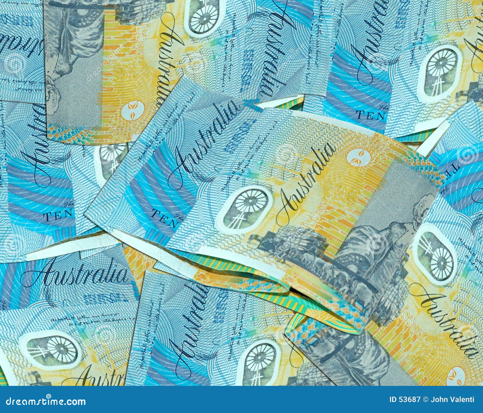 Australian ten dollars stock image. Image of dollars, fianance - 53687
