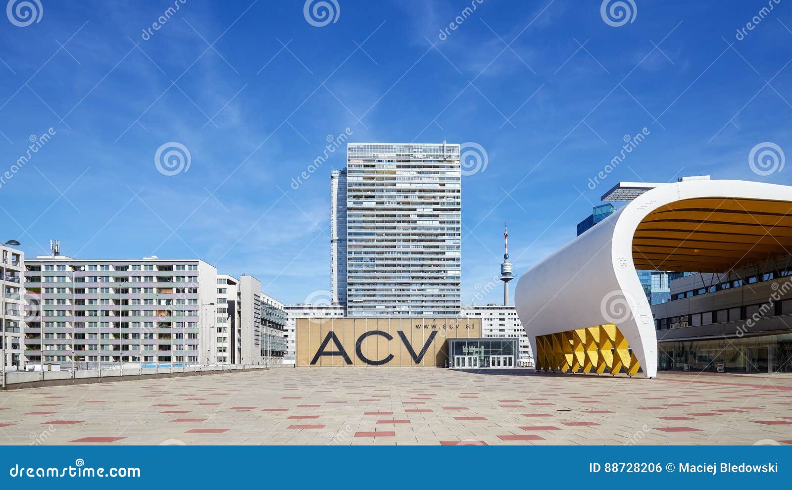 Austria Center Vienna ACV, Conference and Exhibition Center. Editorial